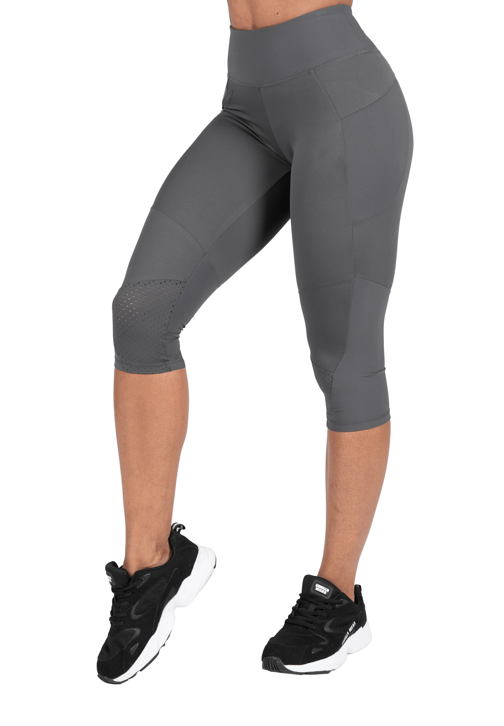Gorilla Wear Monroe Cropped Leggings Leggings Gray