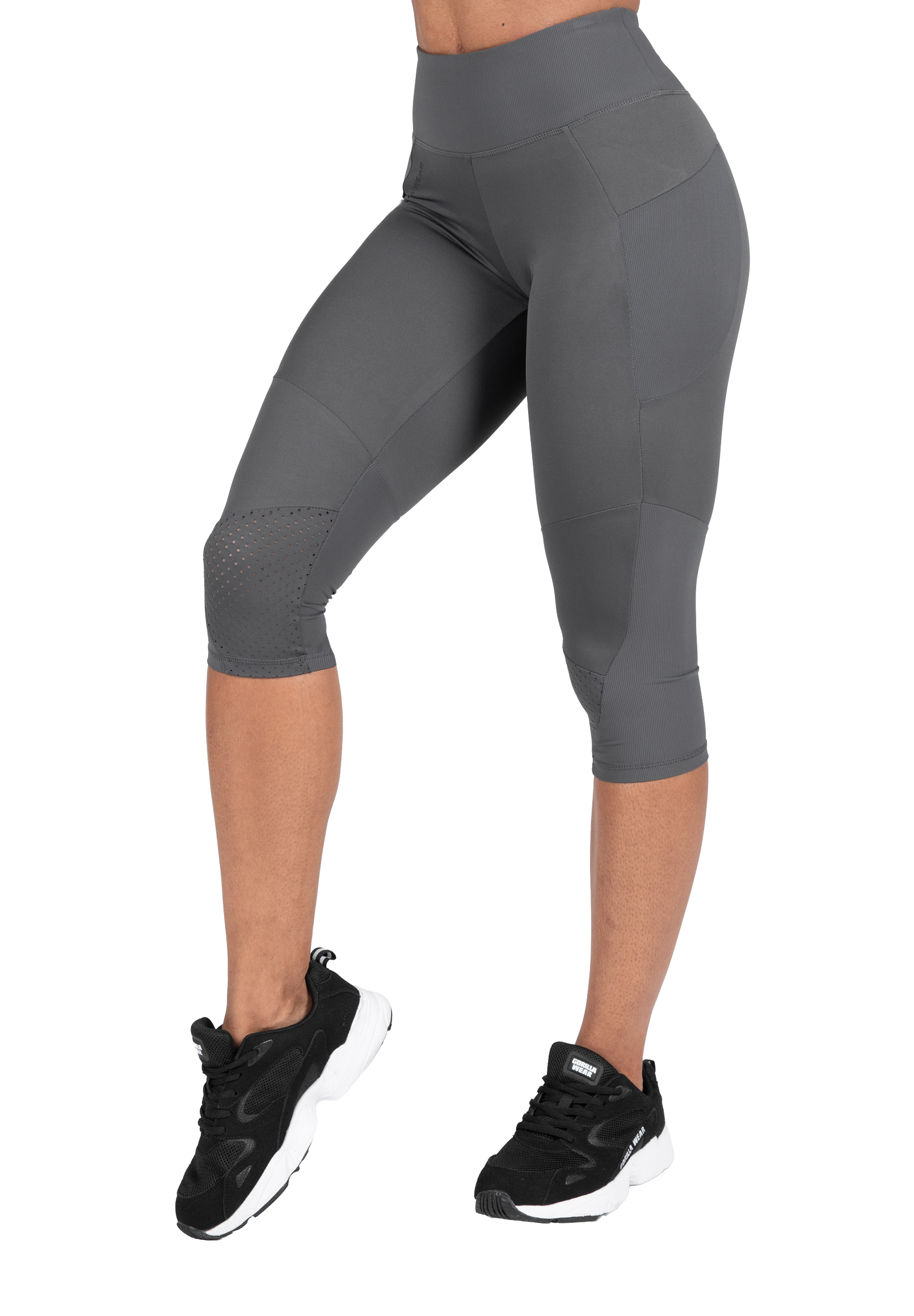 Gorilla Wear Monroe Cropped Leggings Leggings Gray