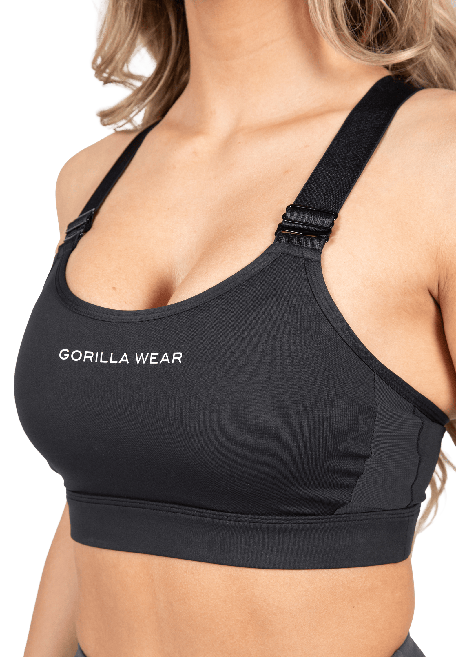 Gorilla Wear Monroe Sports Bra Sports Bra Black