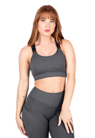 Gorilla Wear Monroe Sports Bra Sports Bra Gray