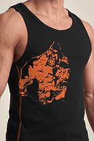 Gorilla Wear Monterey Tank Top Tank Top Black/Orange
