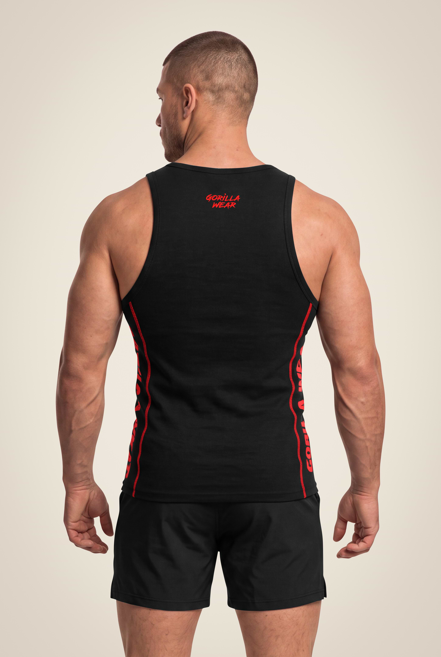 Gorilla Wear Monterey Tank Top Tank Top Black/Red