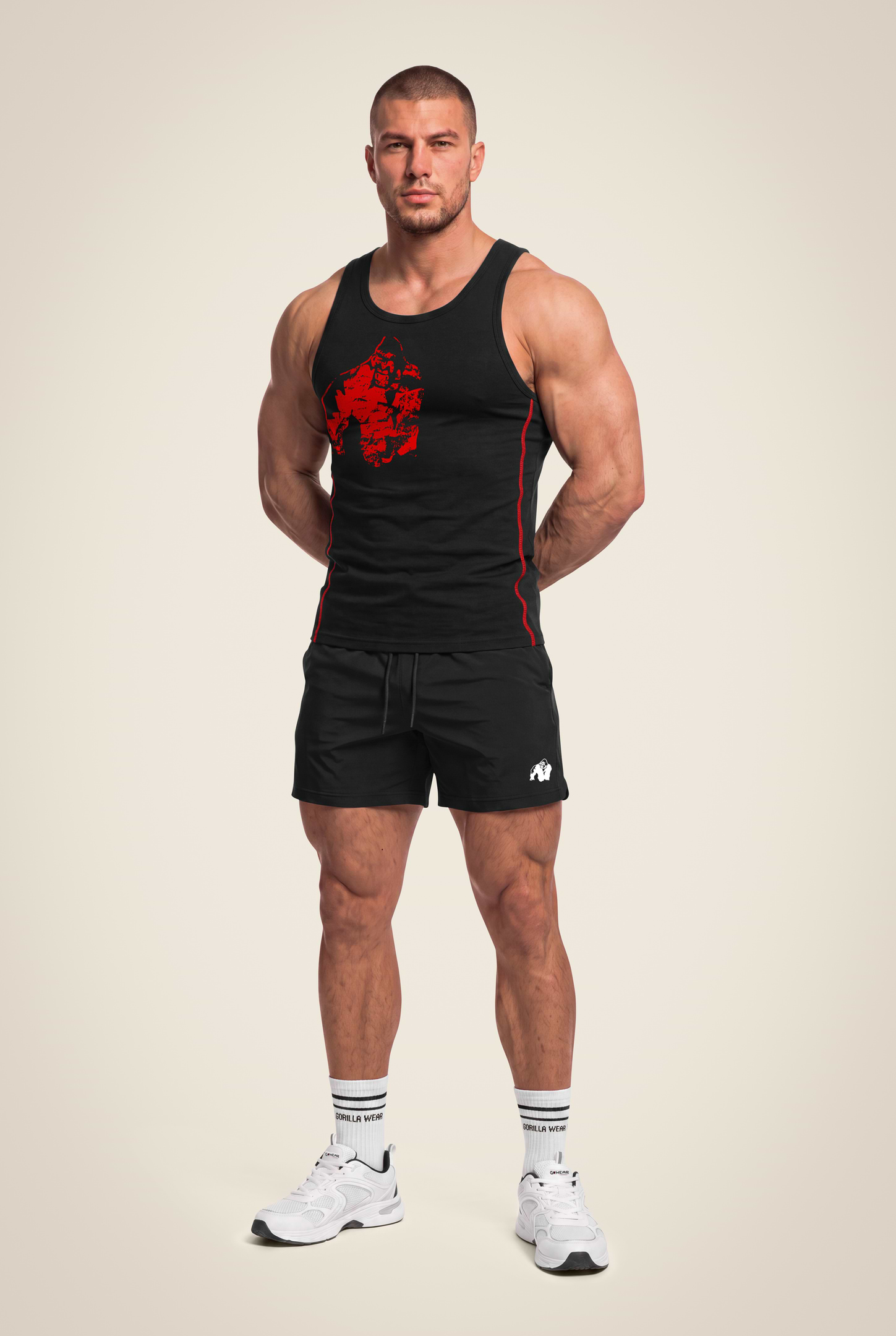 Gorilla Wear Monterey Tank Top Tank Top Black/Red
