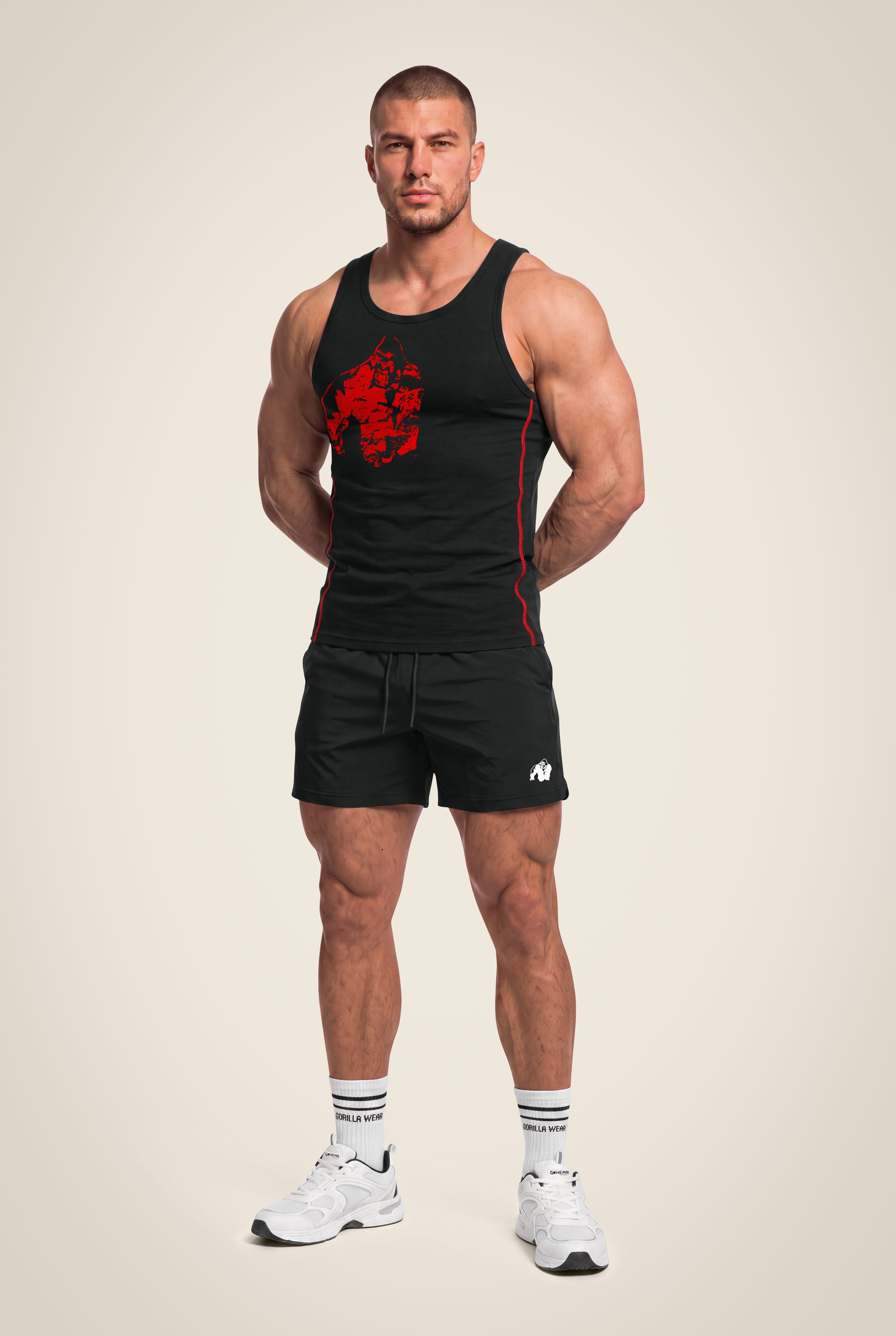Gorilla Wear Monterey Tank Top Tank Top Black/Red