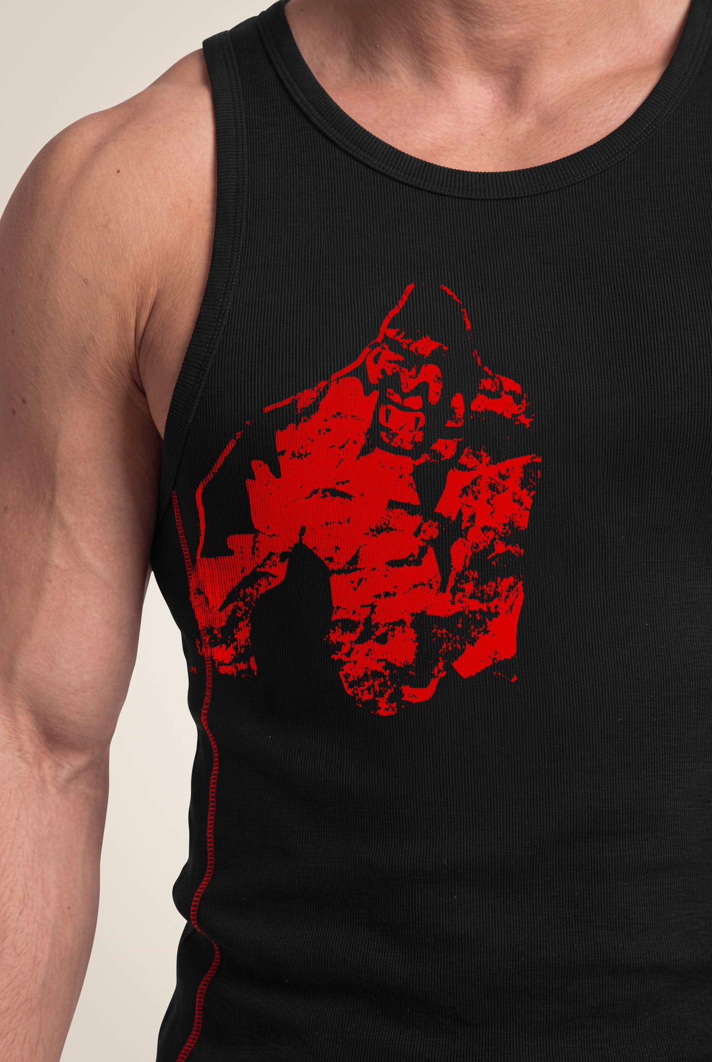 Gorilla Wear Monterey Tank Top Tank Top Black/Red