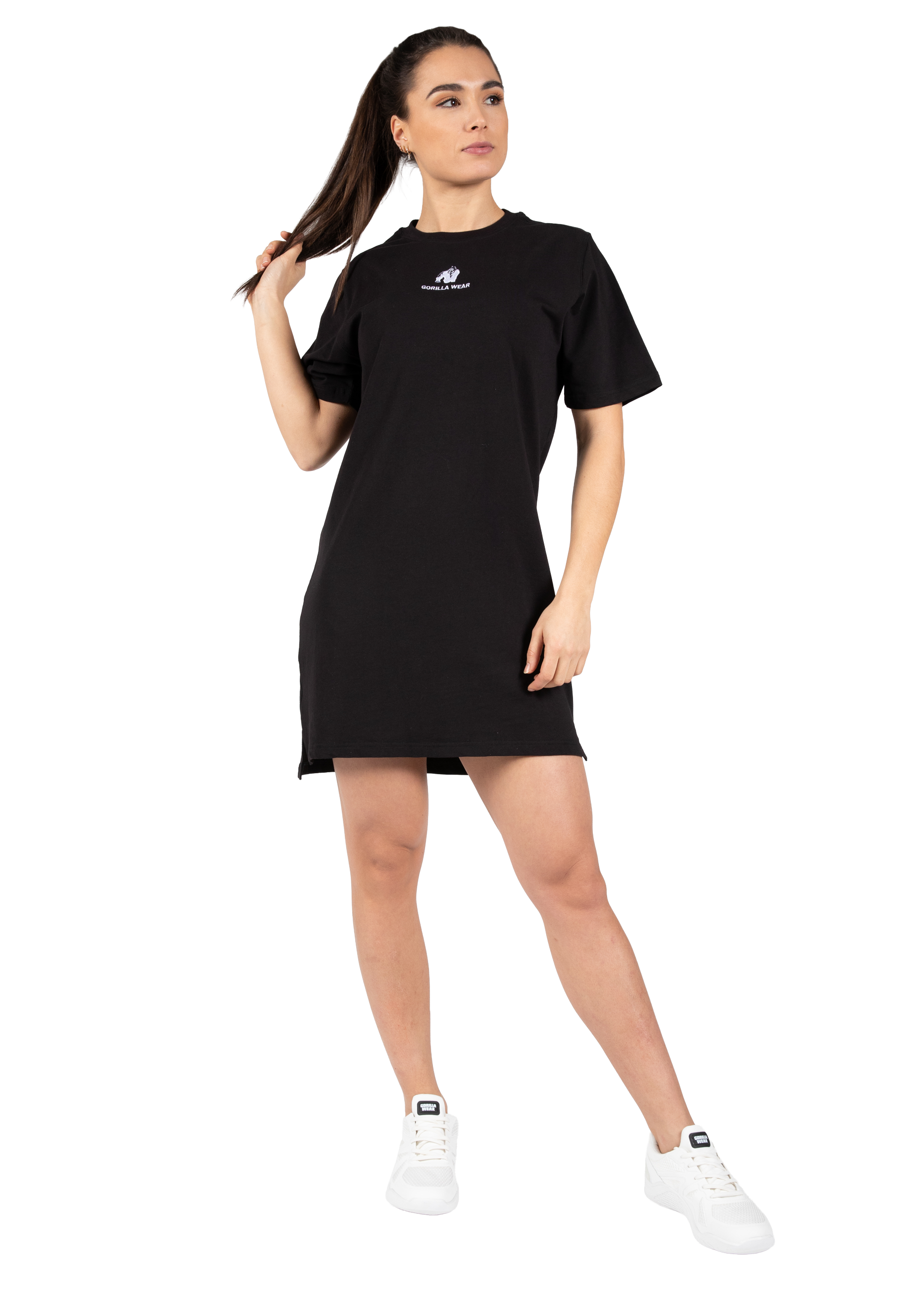 Gorilla Wear Neenah T-Shirt Dress T-Shirt & Tops Black