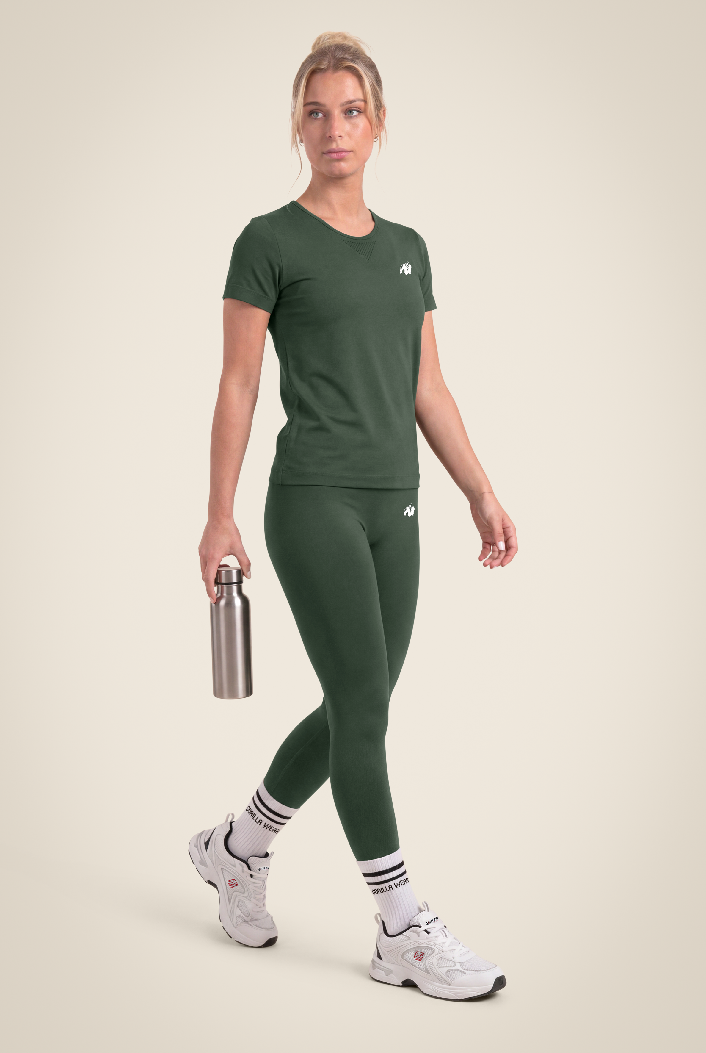 Gorilla Wear Neiro Seamless Leggings Leggings Army Green