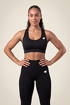 Gorilla Wear Neiro Seamless Sports Bra Sports Bra Black