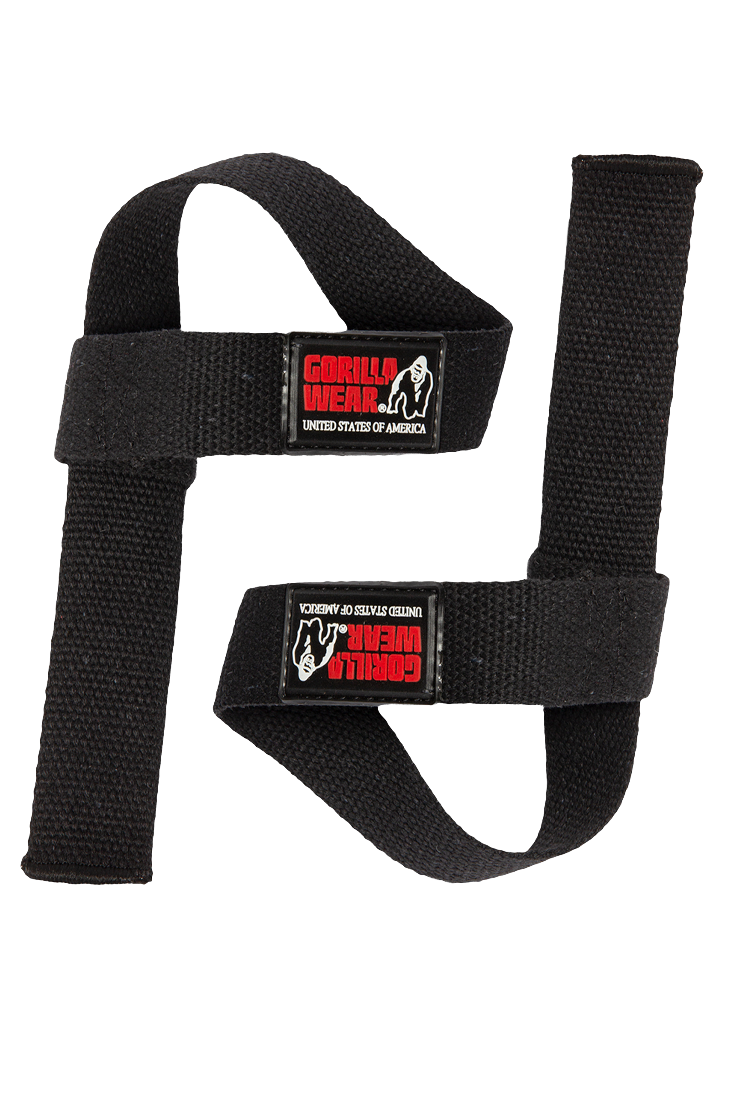 Gorilla Wear Non-Padded Lifting Straps Lifting Straps & Wraps Black