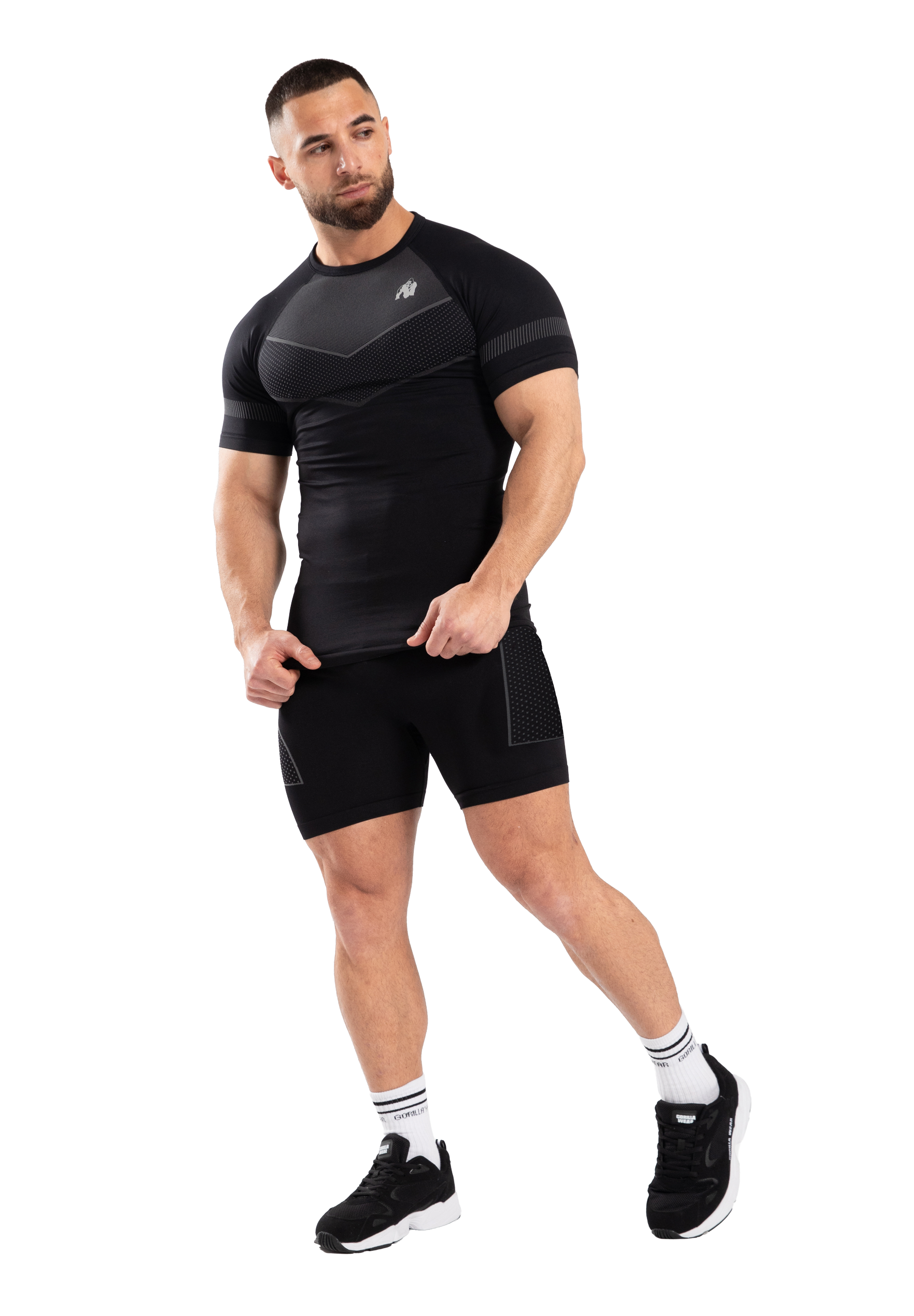 Gorilla Wear Norton Seamless Short Tights Tights Black