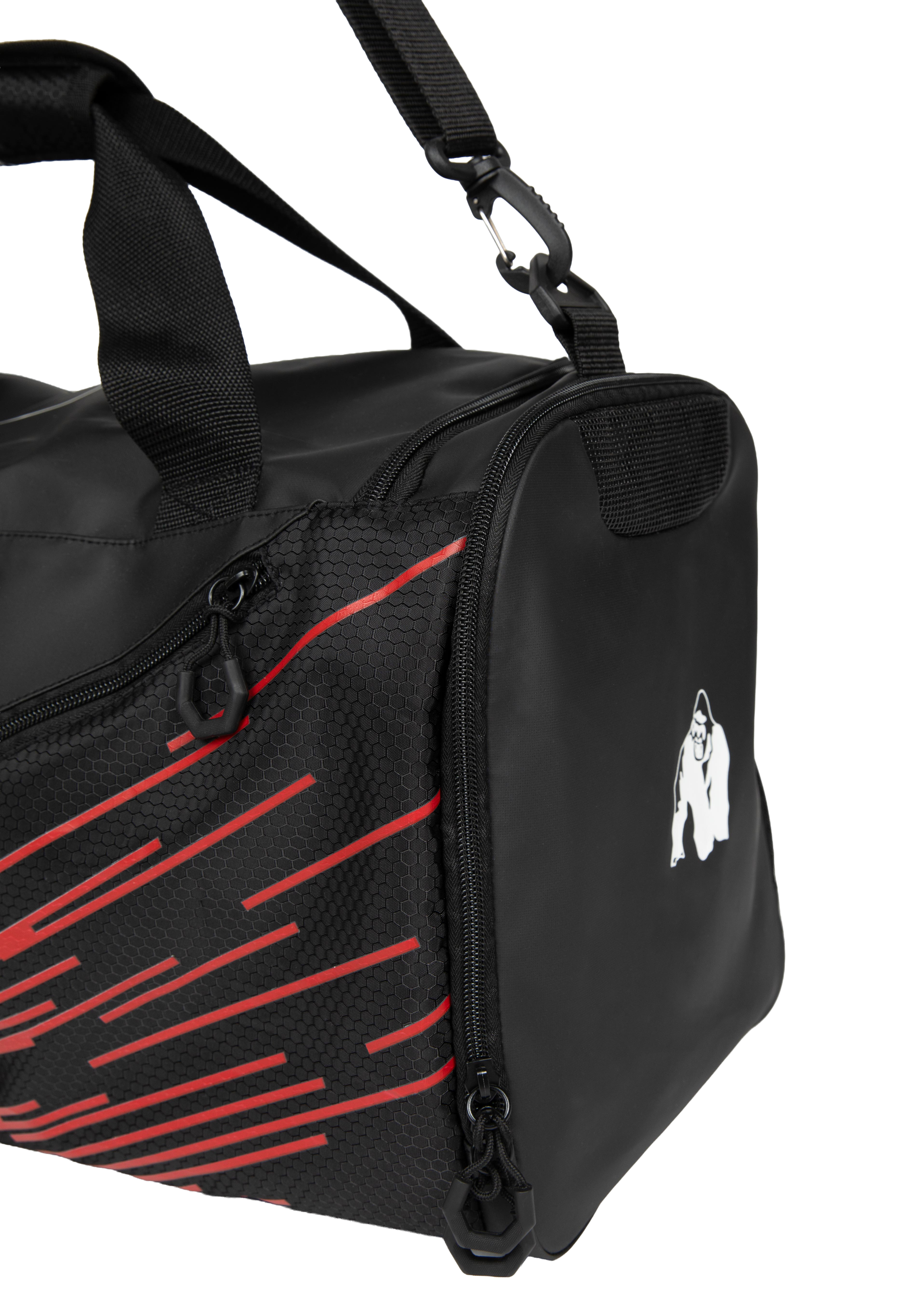 Gorilla Wear Ohio Gym Bag Gym Bags & Backpacks Black/Red