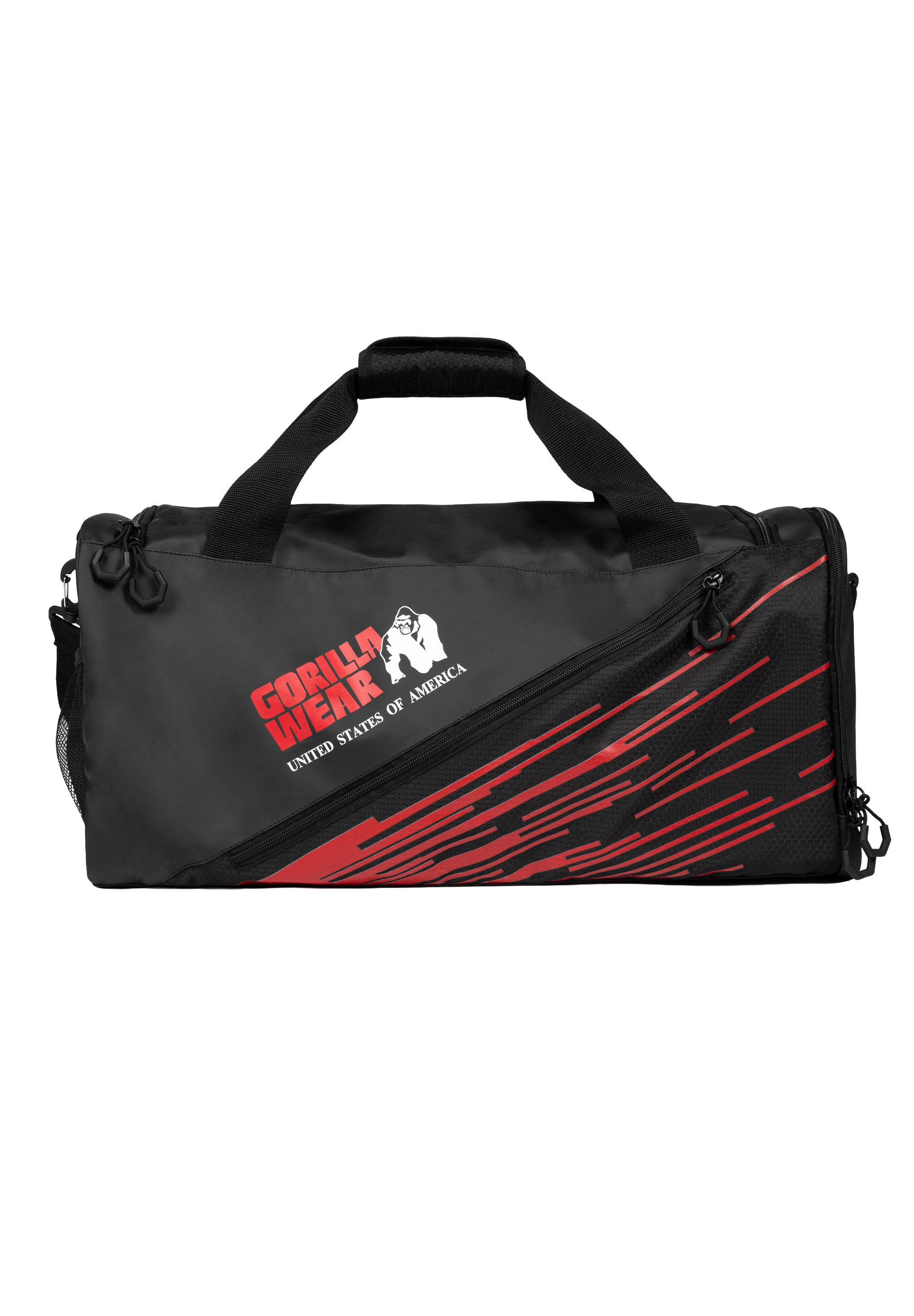 Gorilla Wear Ohio Gym Bag Gym Bags & Backpacks Black/Red