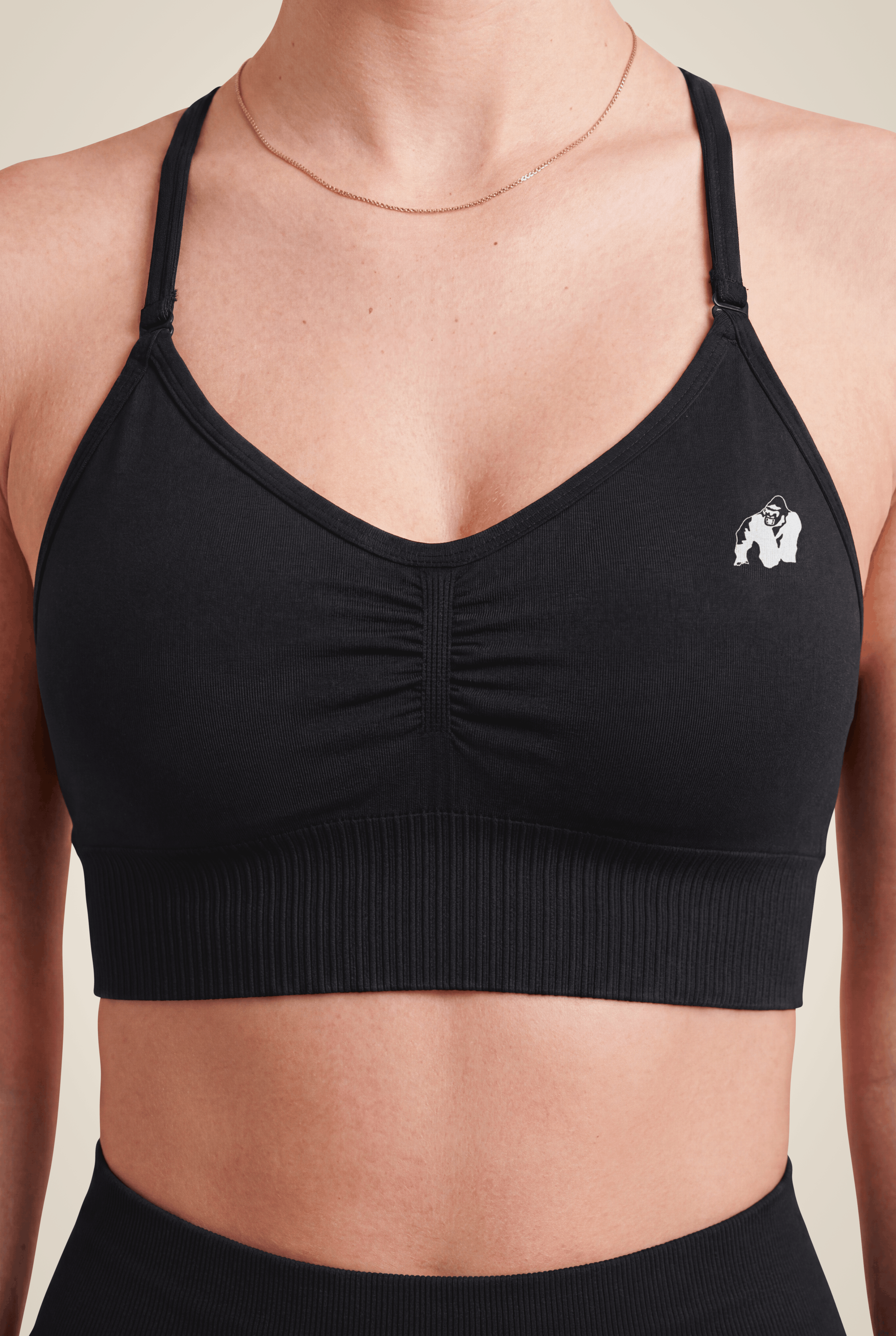 Gorilla Wear Olivia Seamless Sports Bra Sports Bra Black
