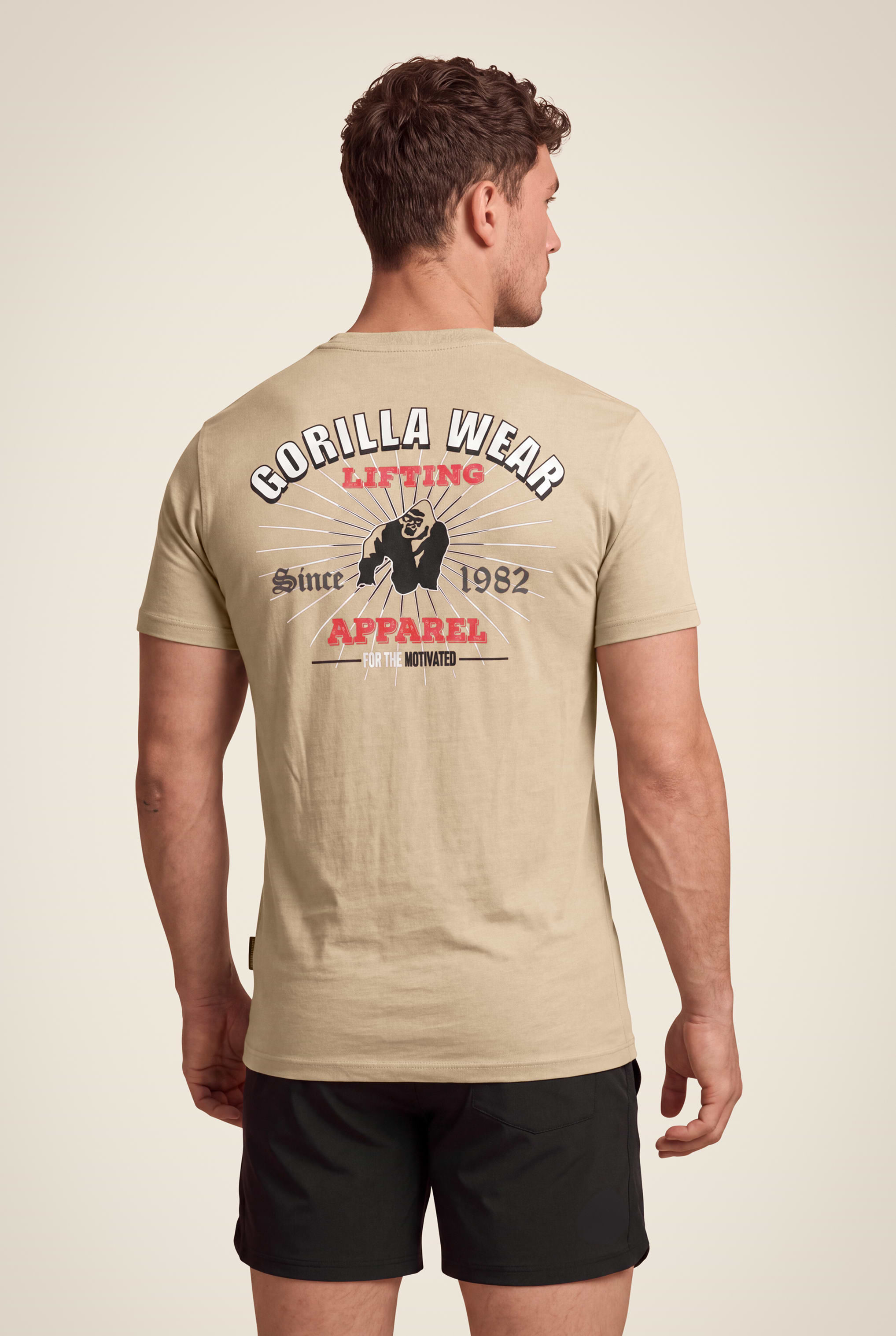 Gorilla Wear Oregon T-Shirt T-Shirt & Tops Beige