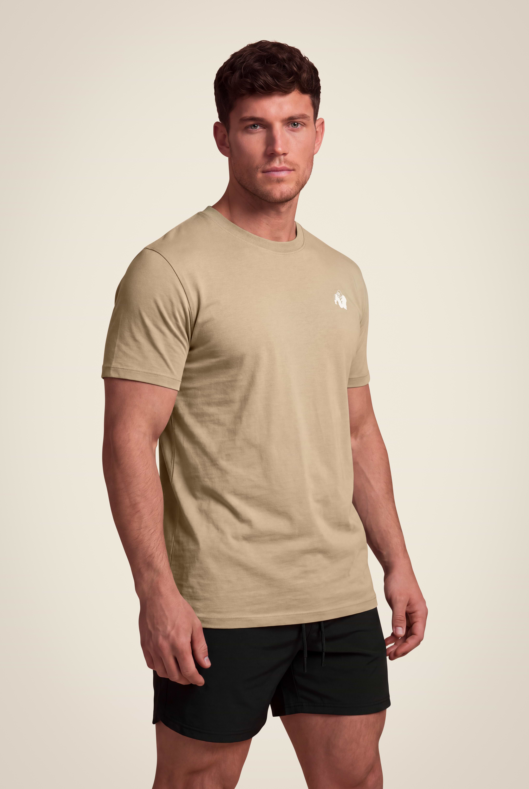 Gorilla Wear Oregon T-Shirt T-Shirt & Tops Beige