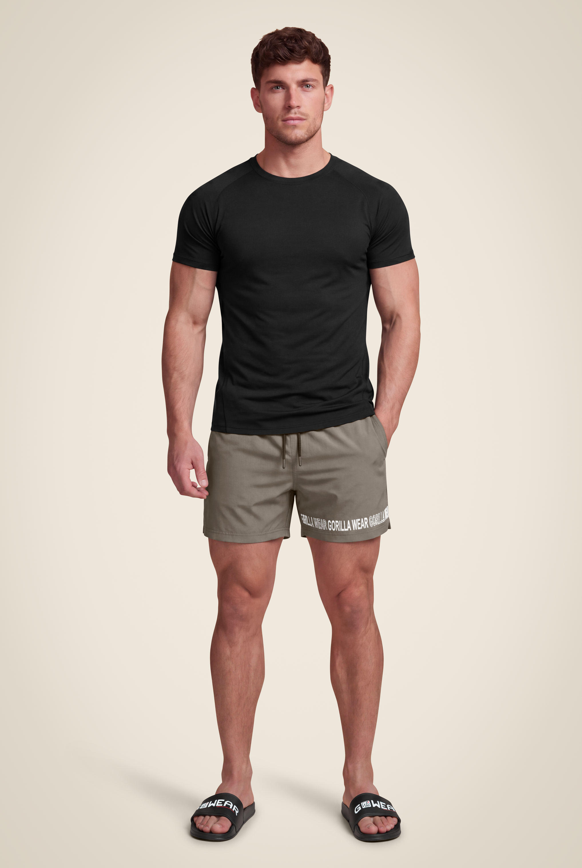 Gorilla Wear Otis Swim Shorts Shorts Army Green