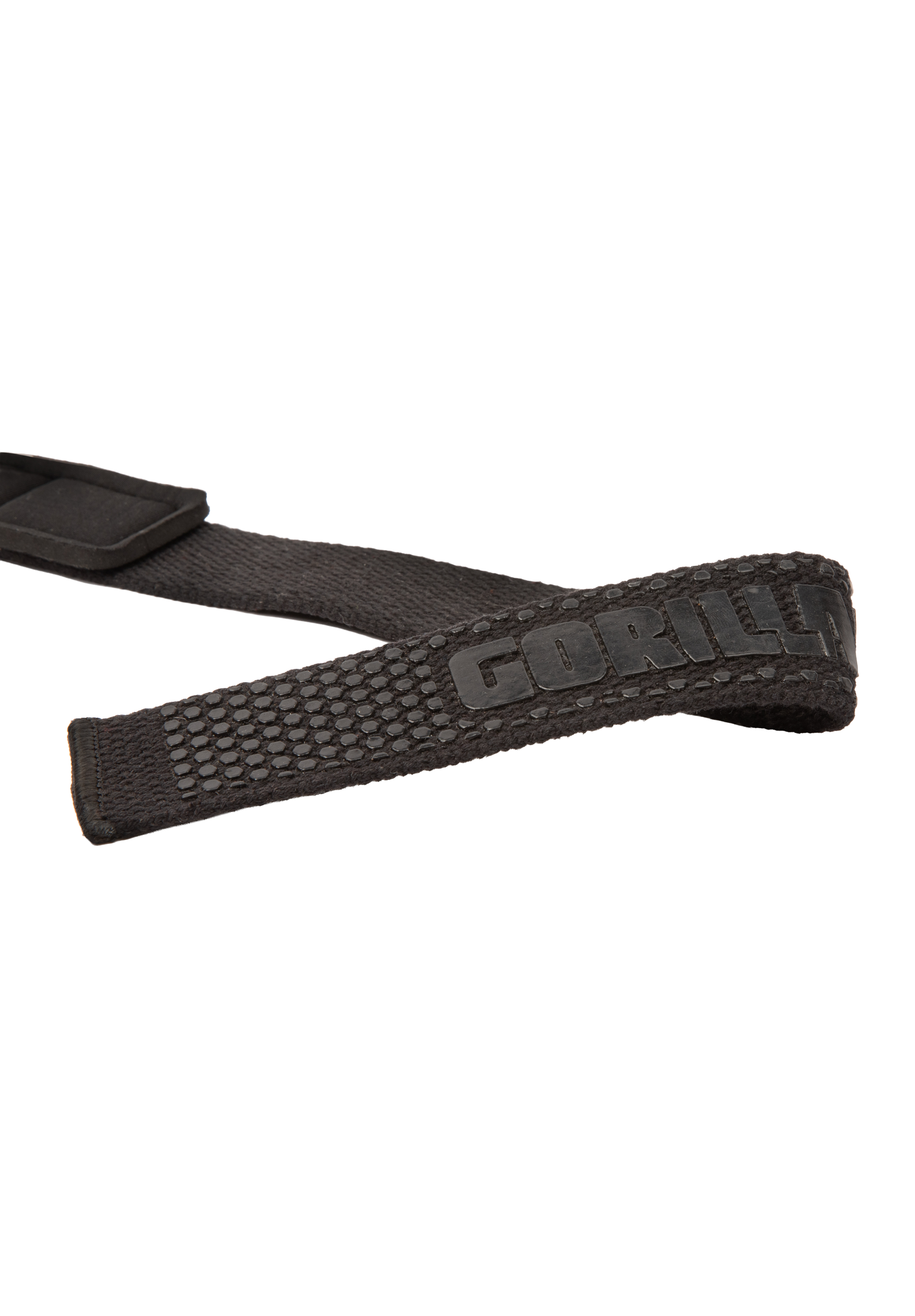 Gorilla Wear Padded Silicone Lifting Straps Lifting Straps & Wraps Black