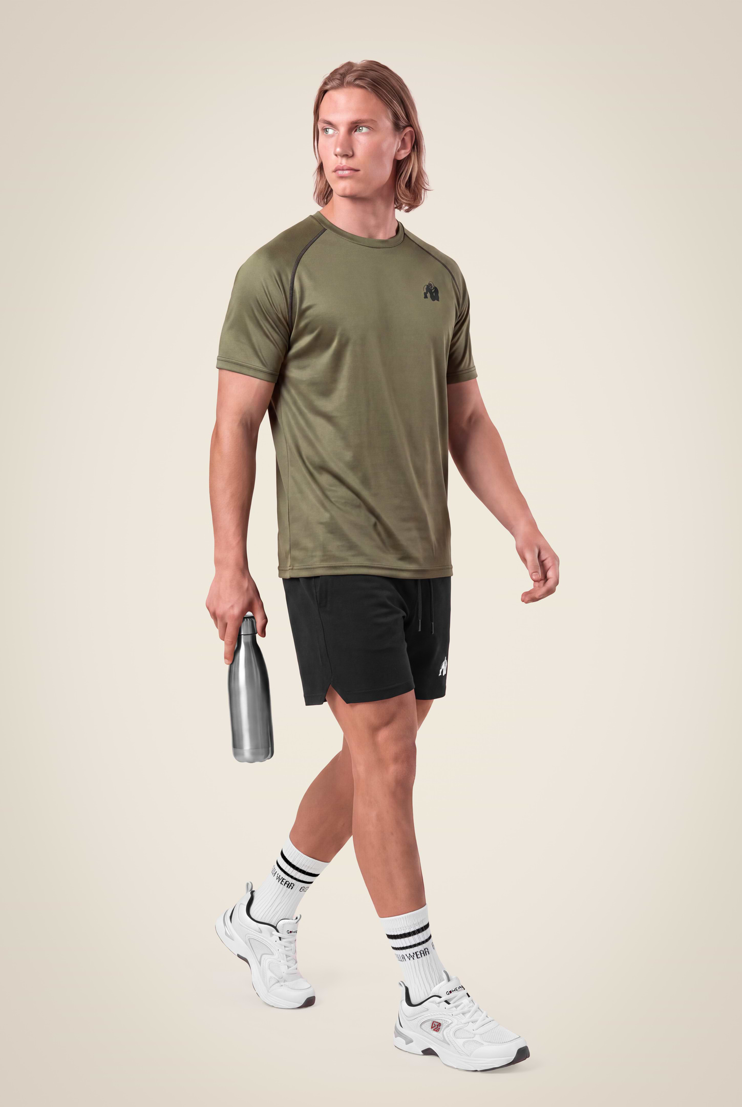 Gorilla Wear Performance T-Shirt T-Shirt & Tops Army Green