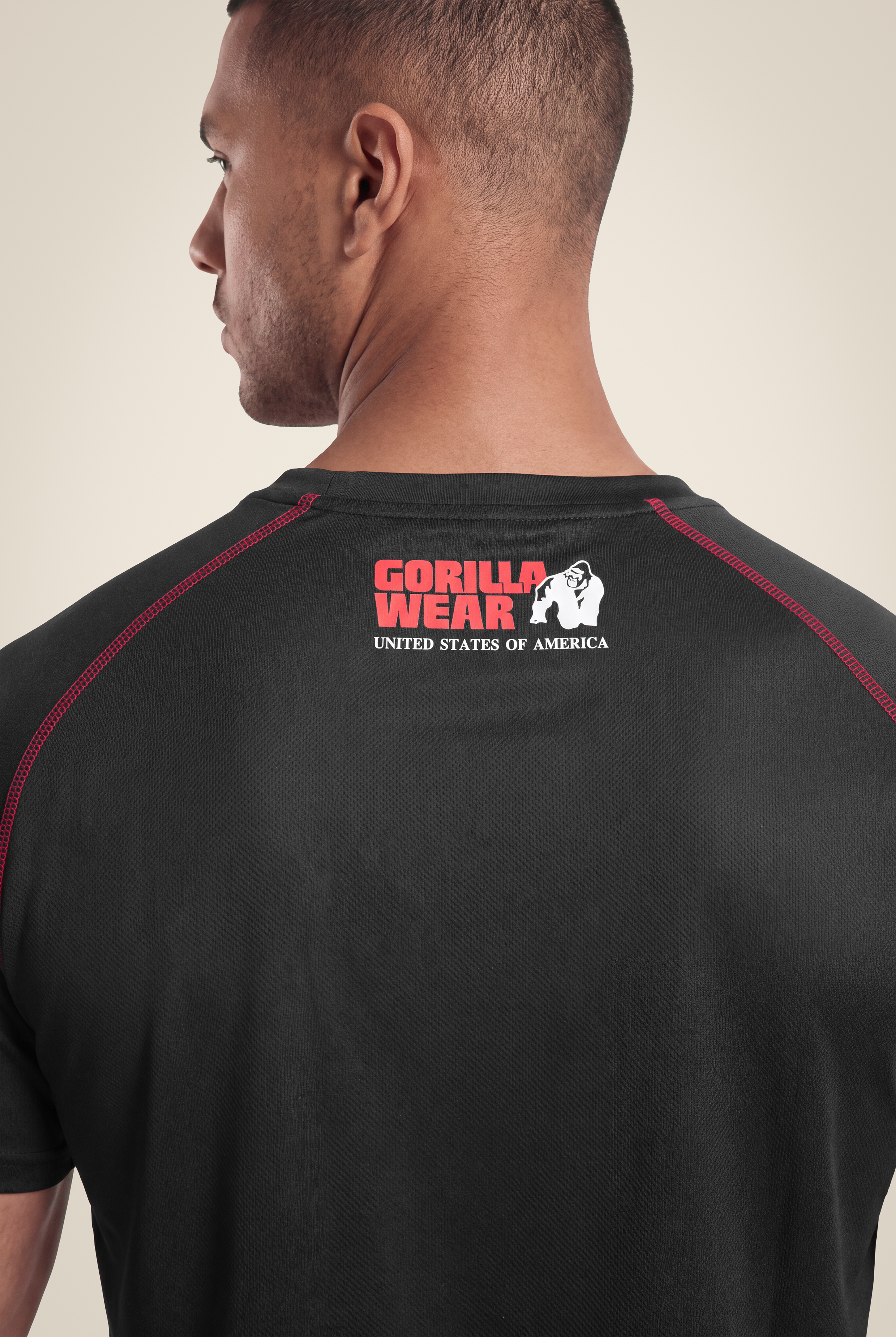 Gorilla Wear Performance T-Shirt T-Shirt & Tops Black/Red