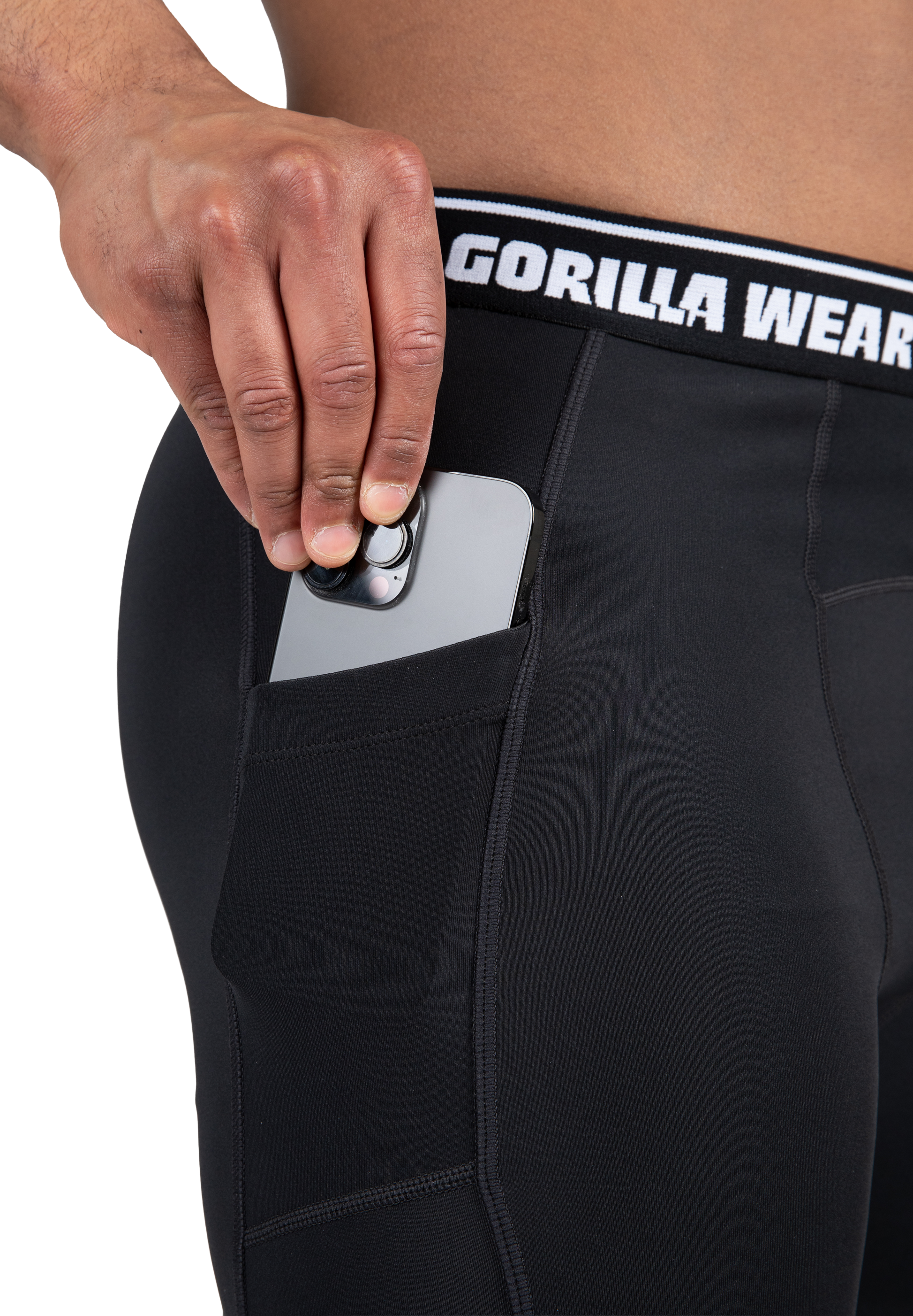 Gorilla Wear Philadelphia Men's Short Tights Tights Black
