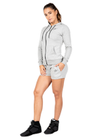 Gorilla Wear Pixley Zipped Hoodie Hoodie & Sweatshirt Gray