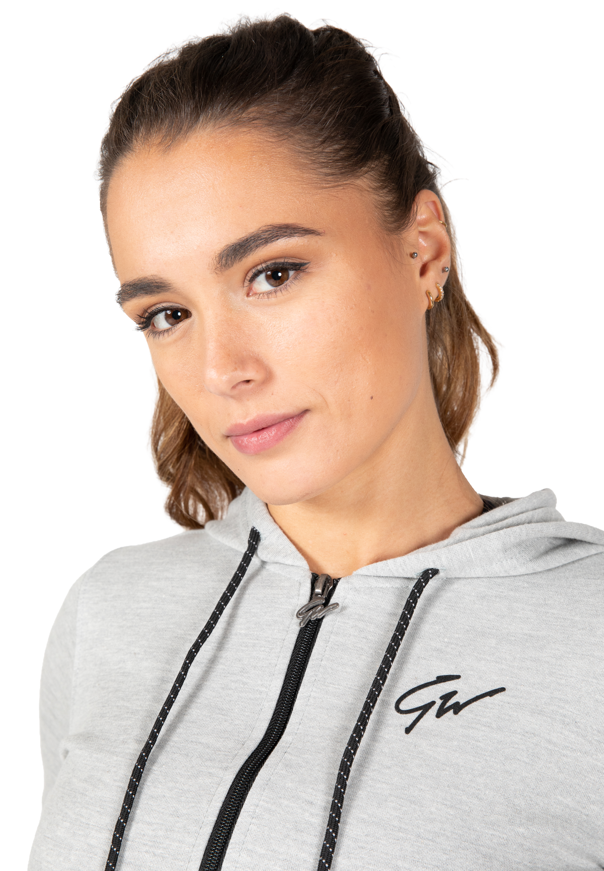 Gorilla Wear Pixley Zipped Hoodie Hoodie & Sweatshirt Gray