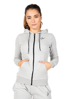 Gorilla Wear Pixley Zipped Hoodie Hoodie & Sweatshirt Gray