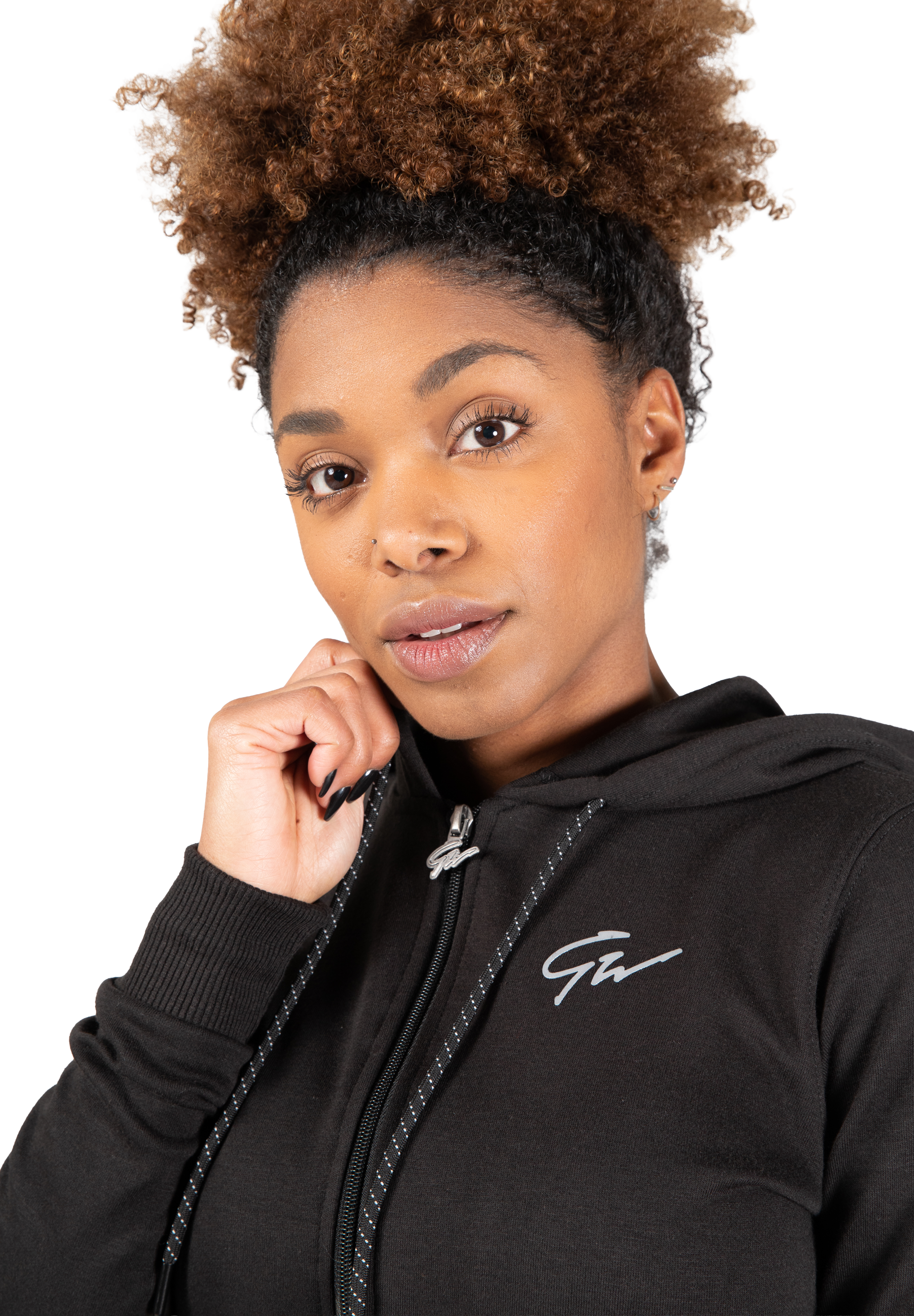 Gorilla Wear Pixley Zipped Hoodie Hoodie & Sweatshirt Black