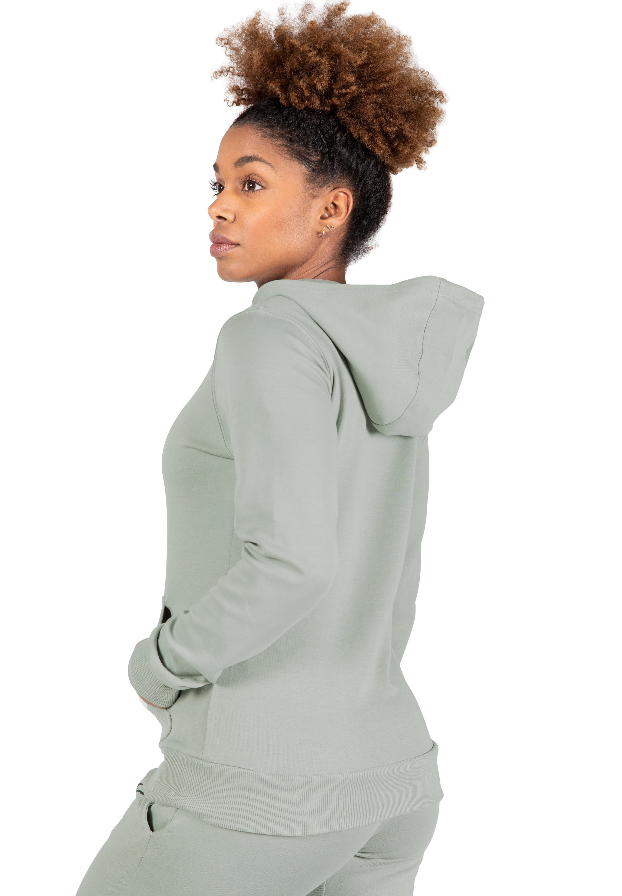 Gorilla Wear Pixley Zipped Hoodie Hoodie & Sweatshirt Light Green