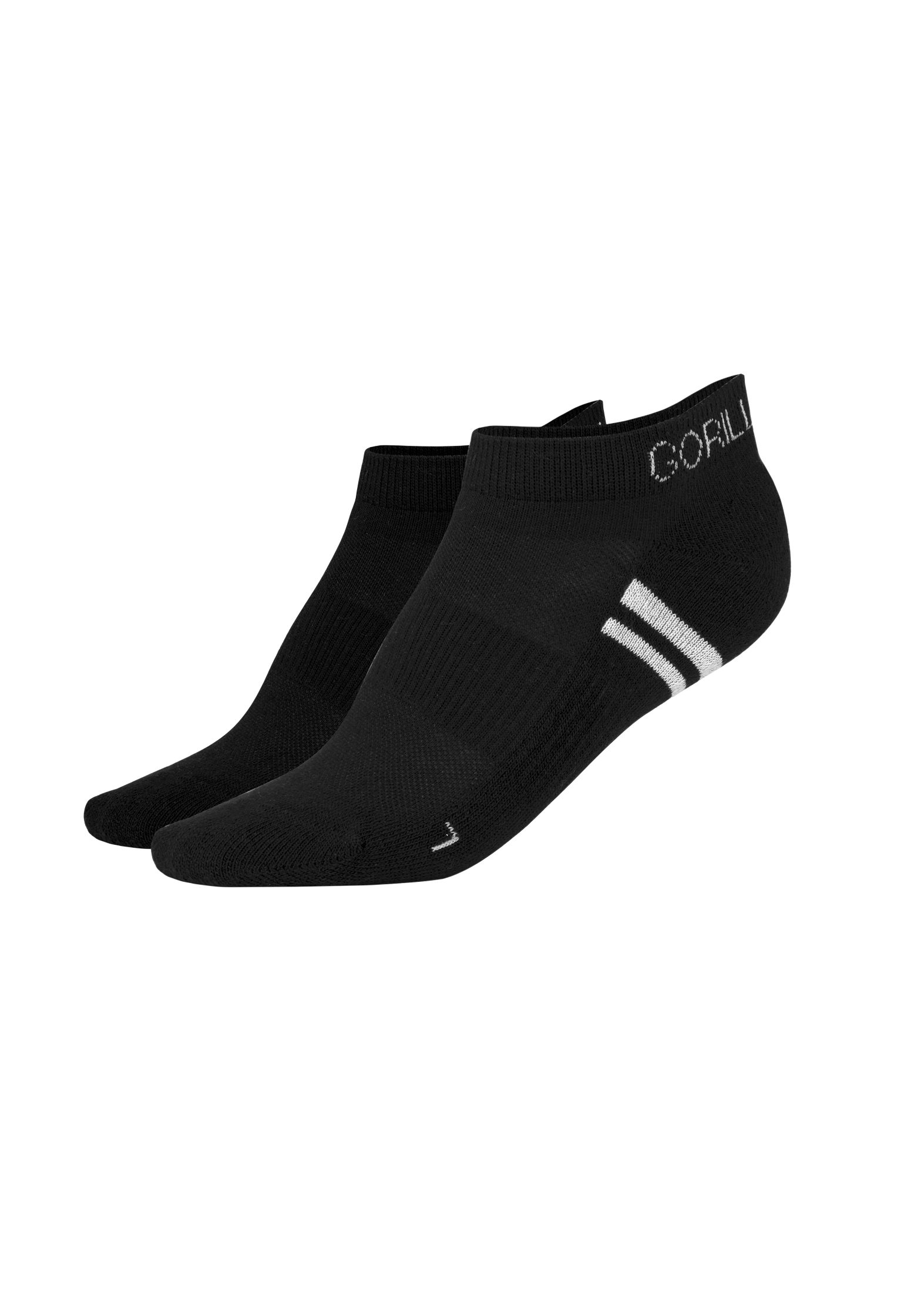 Gorilla Wear Quarter Socks 2-Pack Socks Black