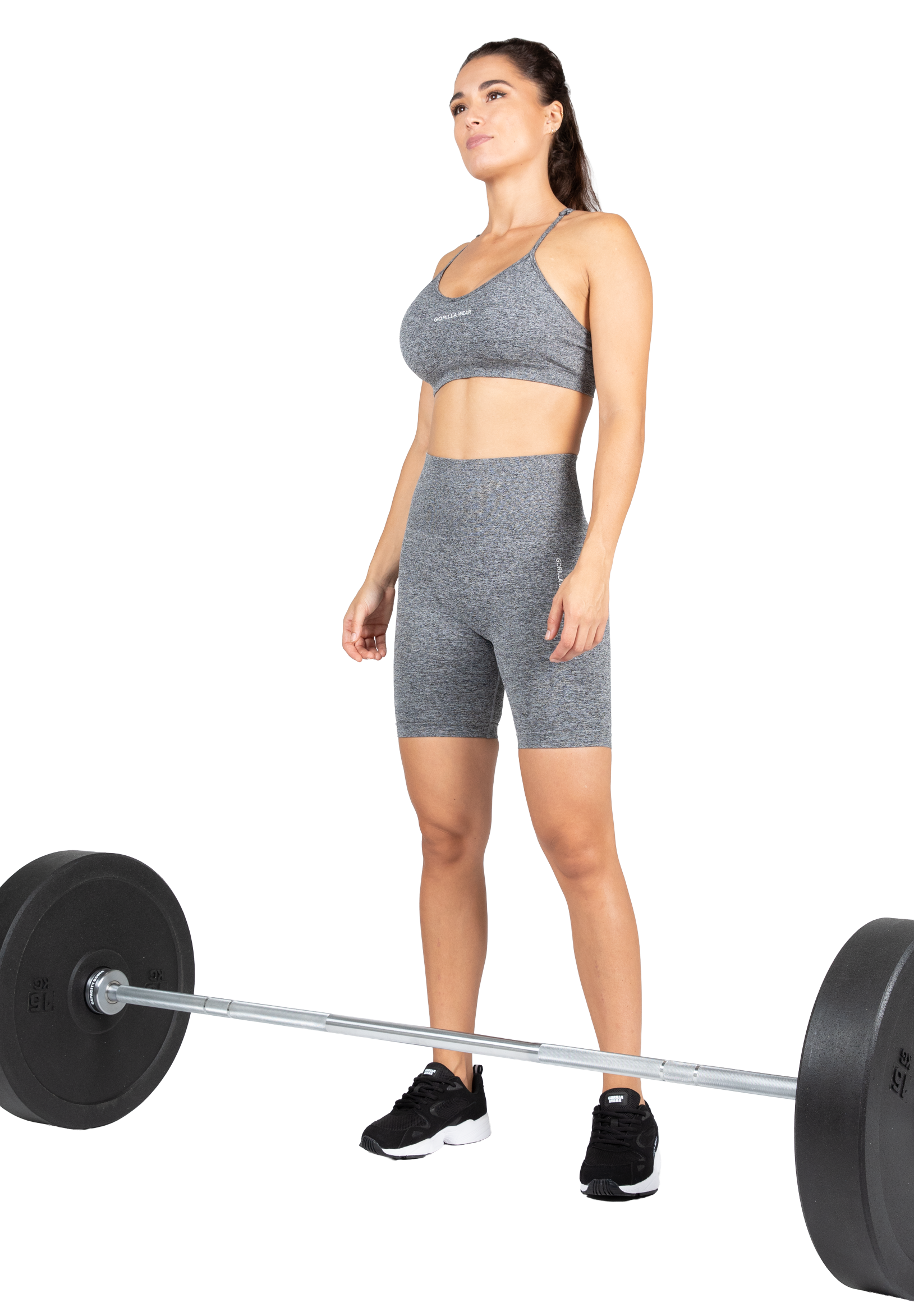 Gorilla Wear Quincy Seamless Cycling Shorts Shorts Gray Melange