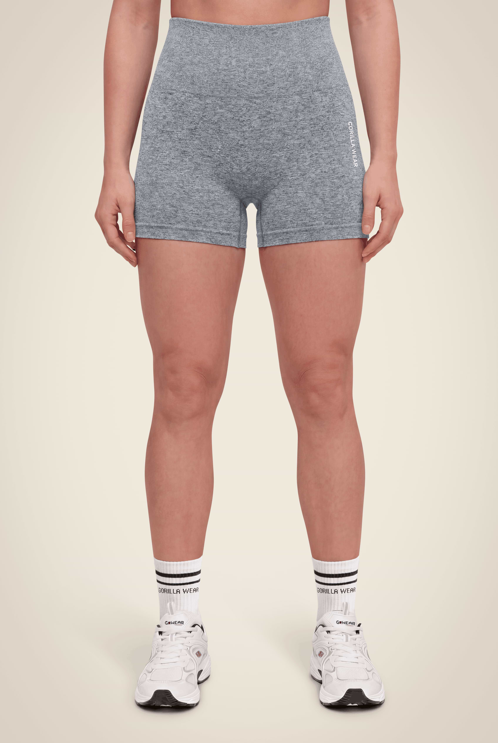 Gorilla Wear Quincy Seamless Shorts Shorts Gray Melange