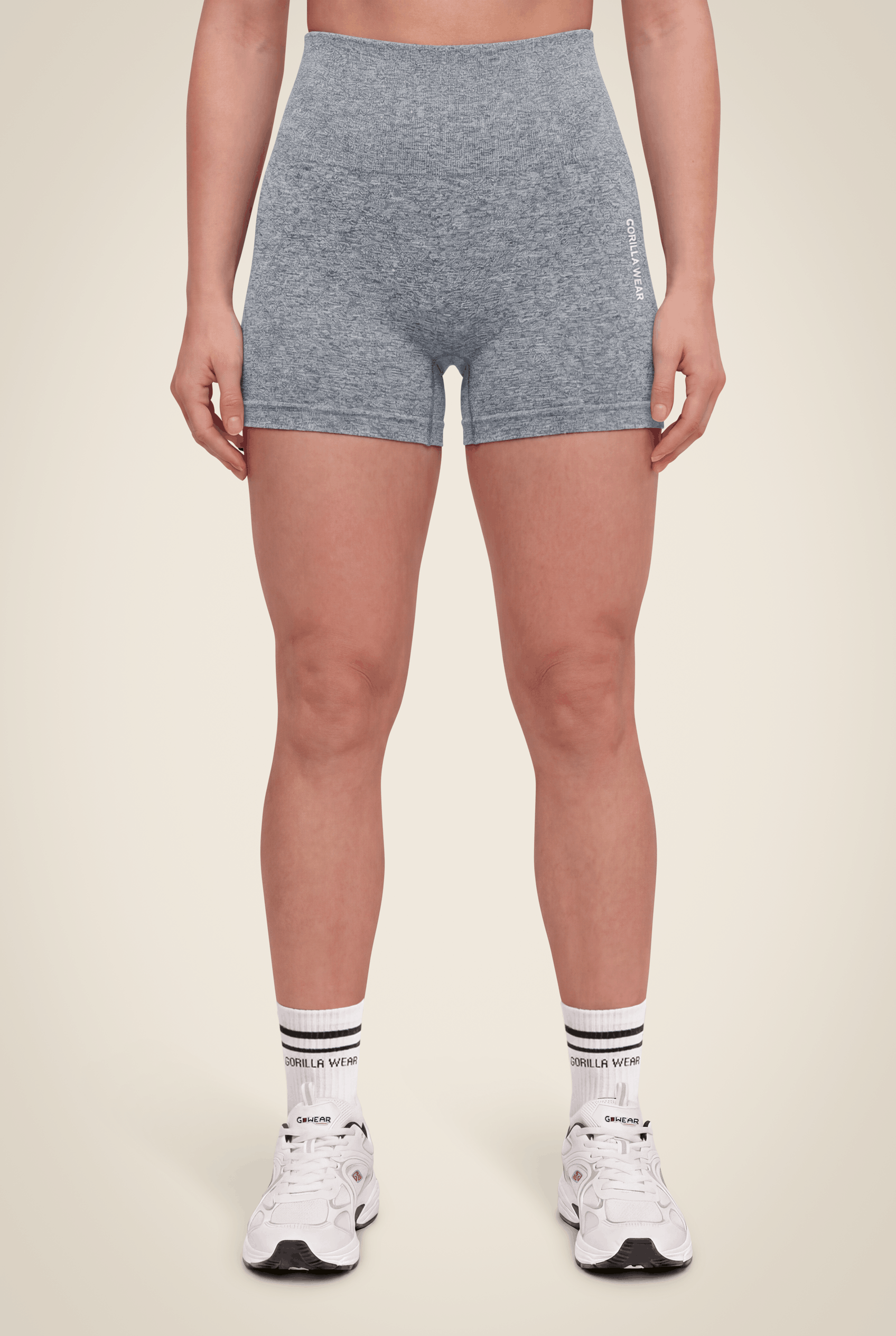 Gorilla Wear Quincy Seamless Shorts Shorts Gray Melange