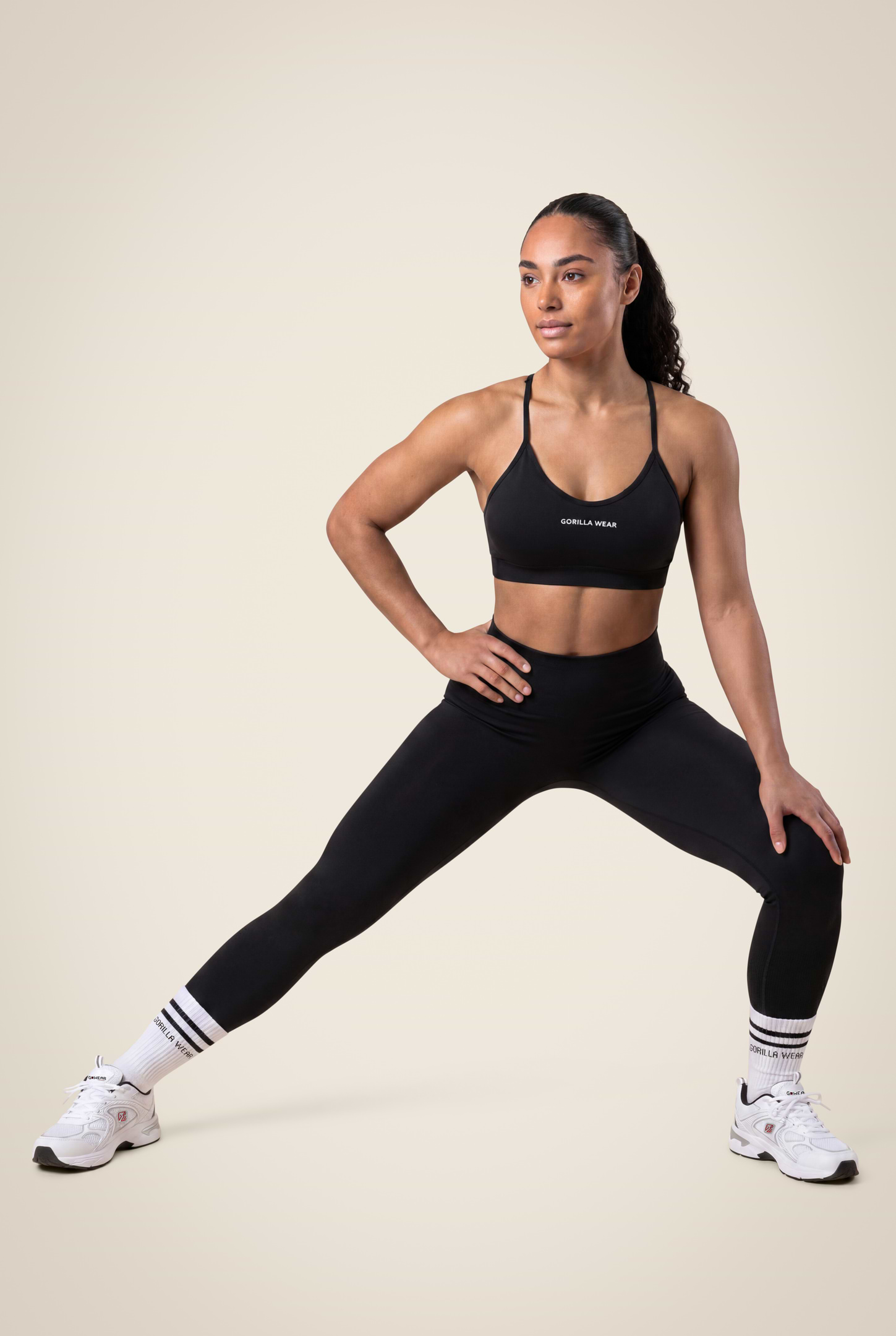 Gorilla Wear Quincy Seamless Sports Bra Sports Bra Black