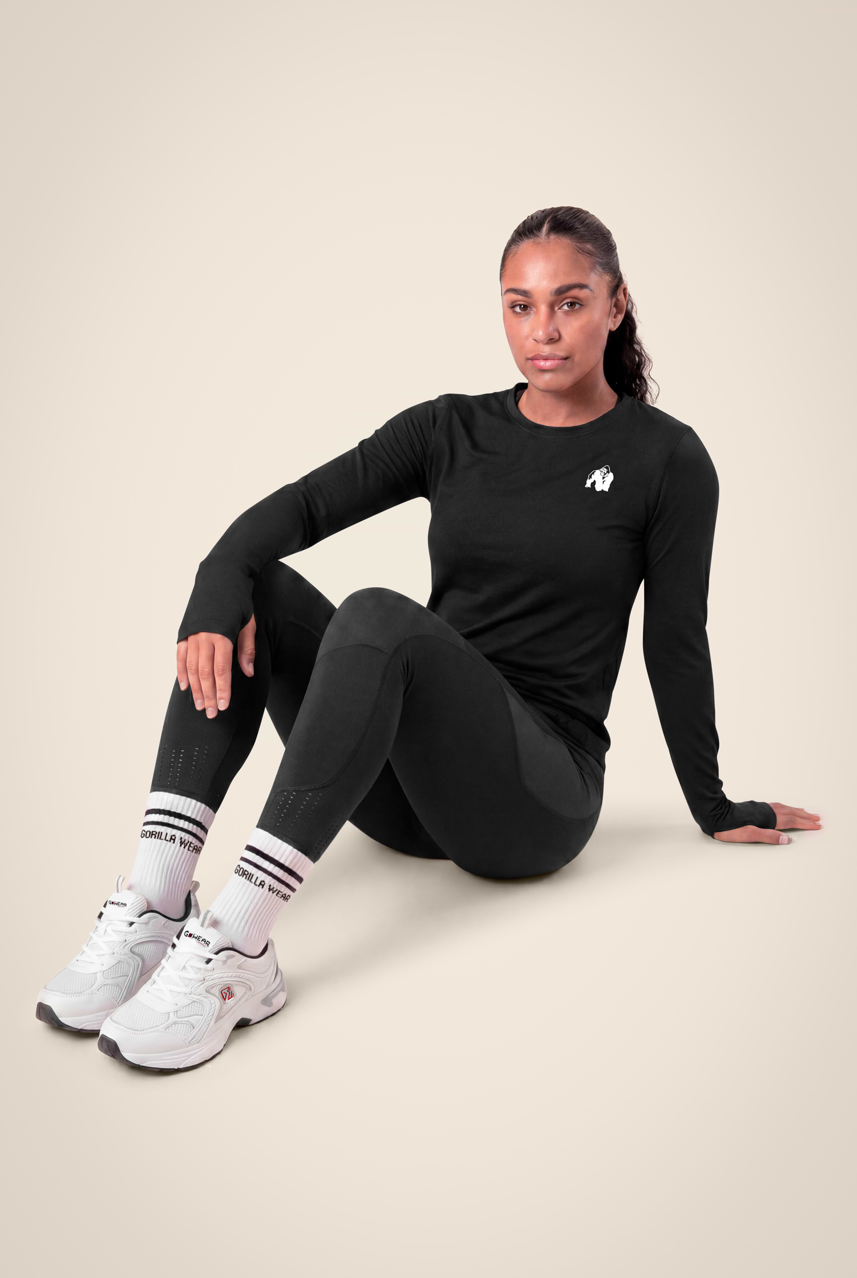 Gorilla Wear Raleigh Long Sleeve T-Shirt & Tops Black