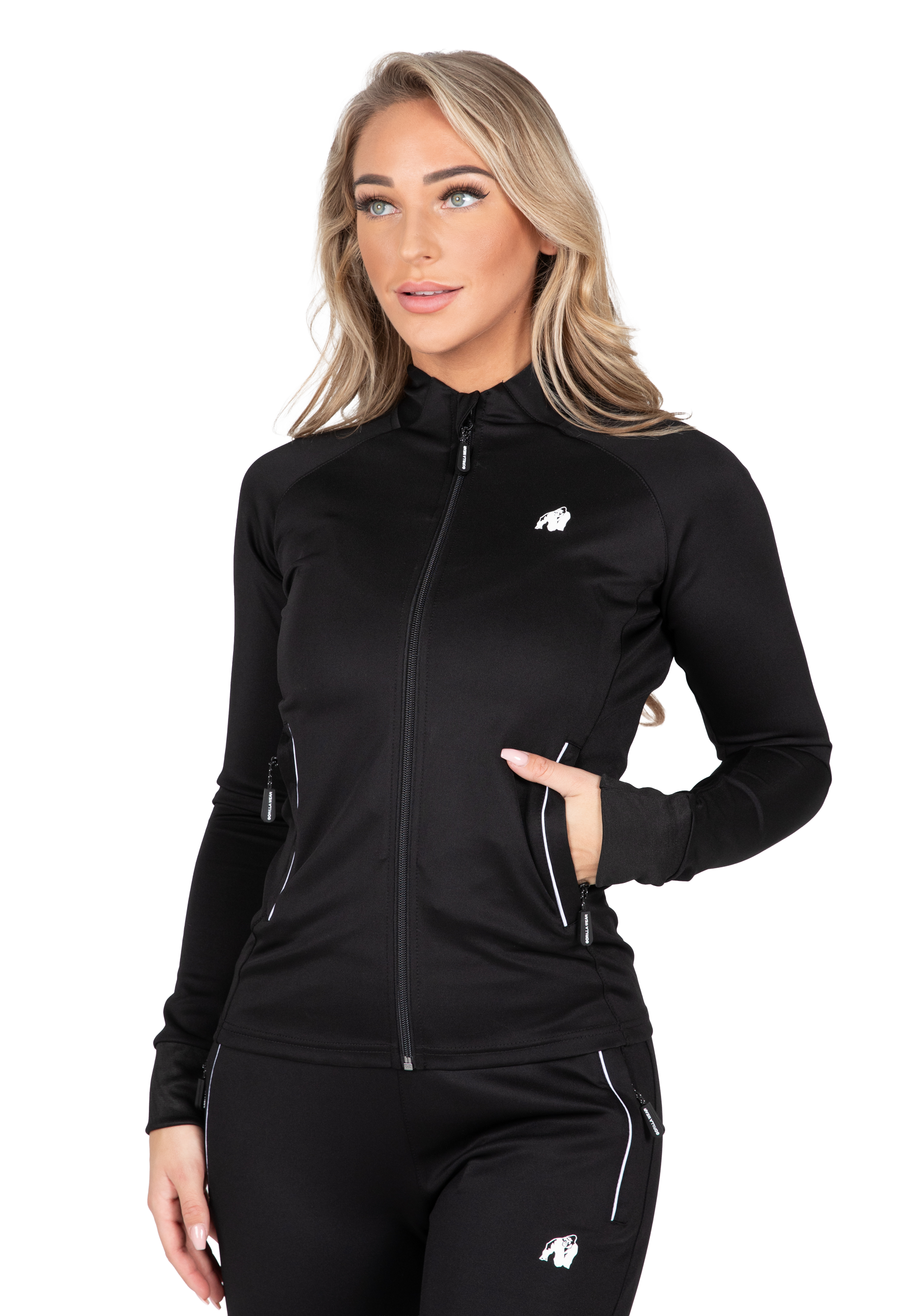 Gorilla Wear Rochelle Track Jacket Jacket Black