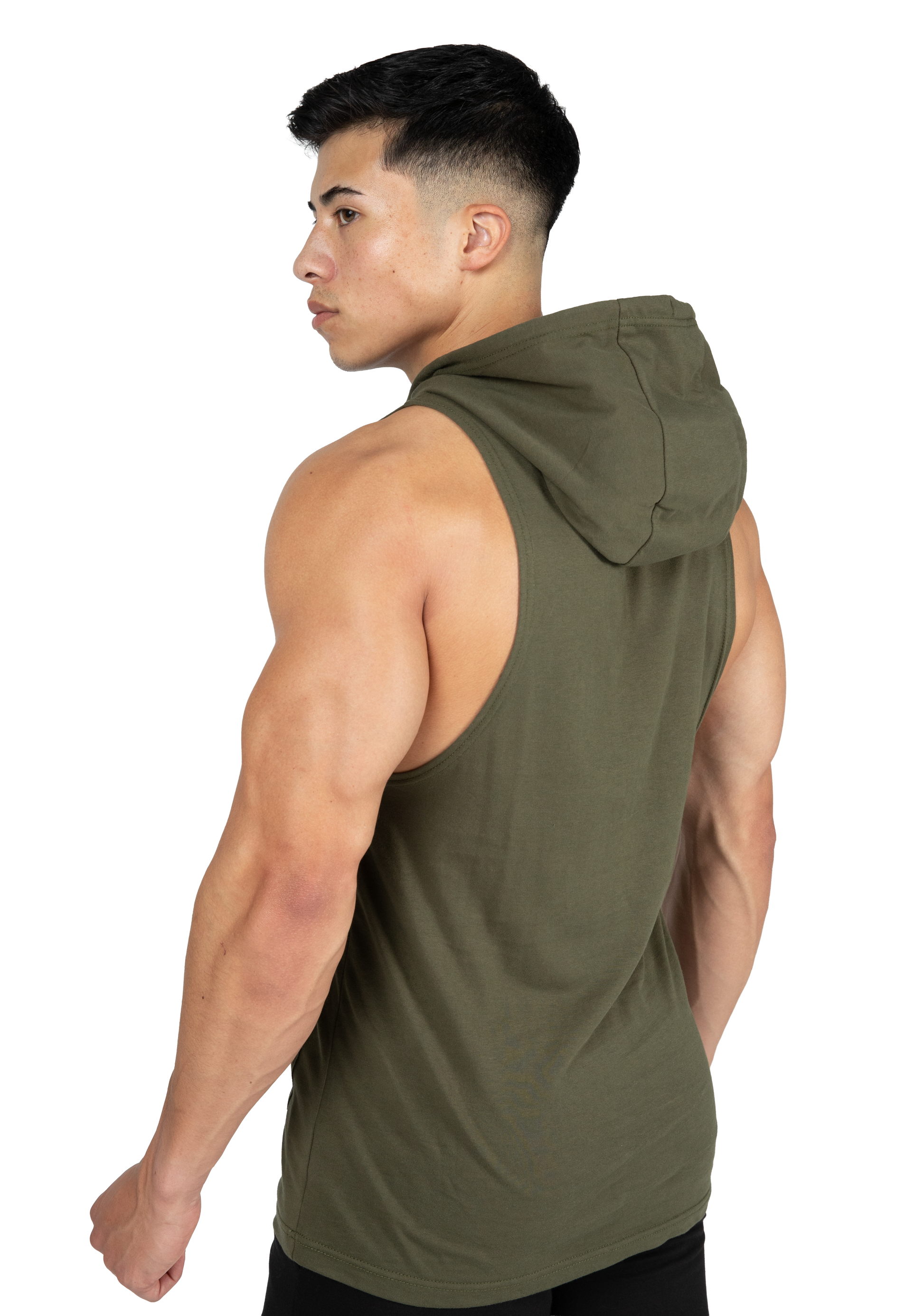 Gorilla Wear Rogers Hooded Tank Top Tank Top Army Green