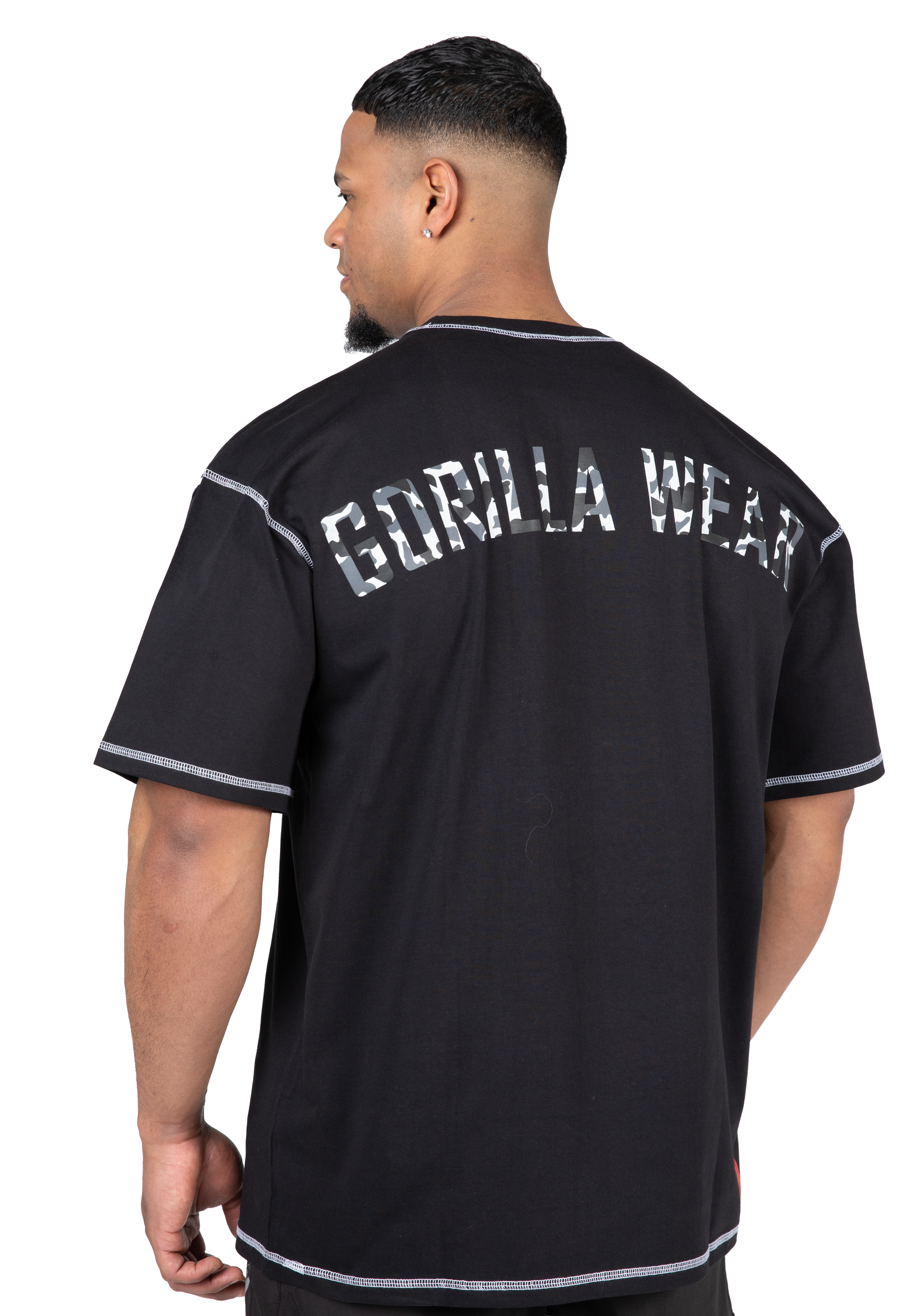 Gorilla Wear Saginaw Oversized T-Shirt T-Shirt & Tops Black