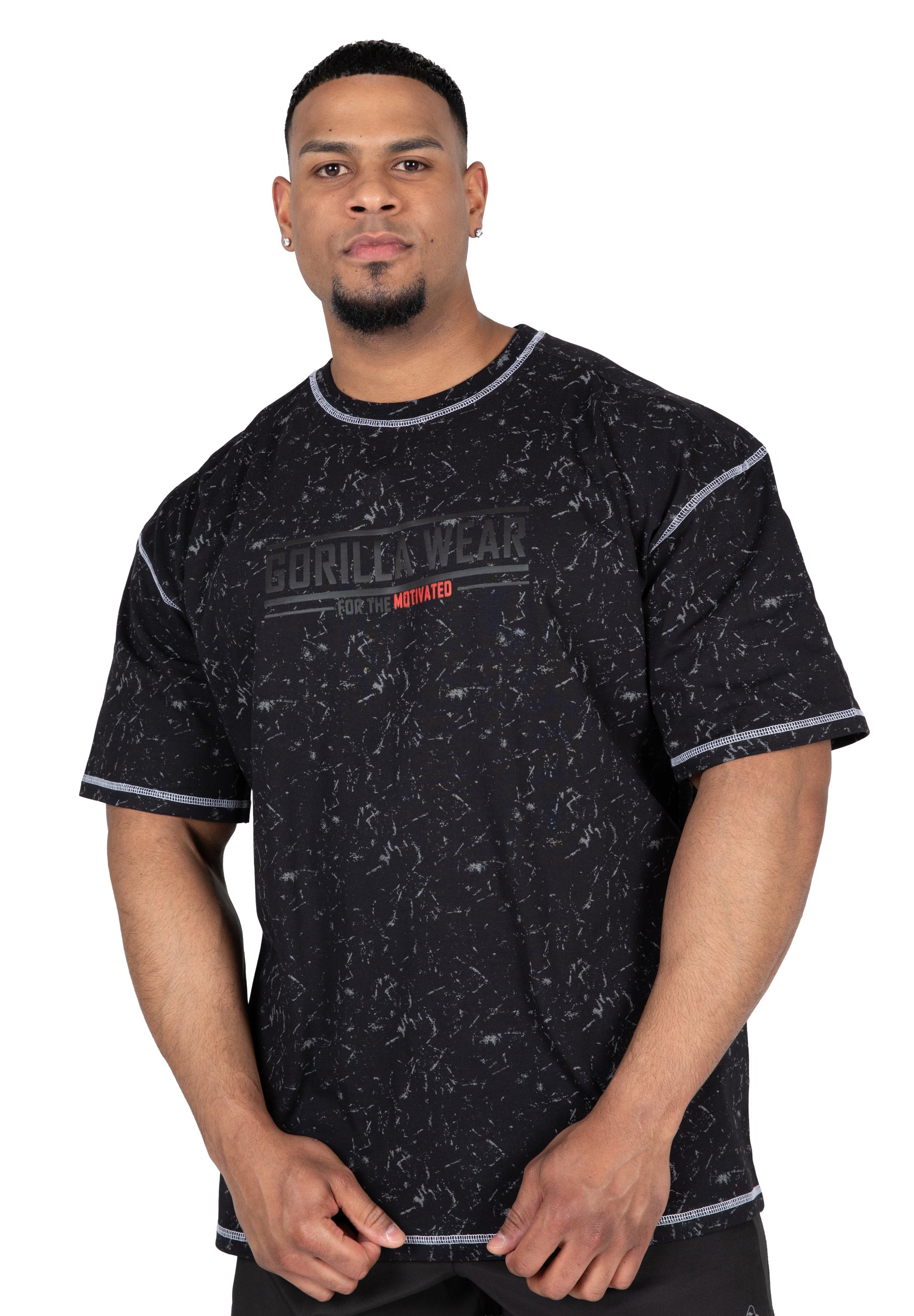 Gorilla Wear Saginaw Oversized T-Shirt T-Shirt & Tops Washed Black