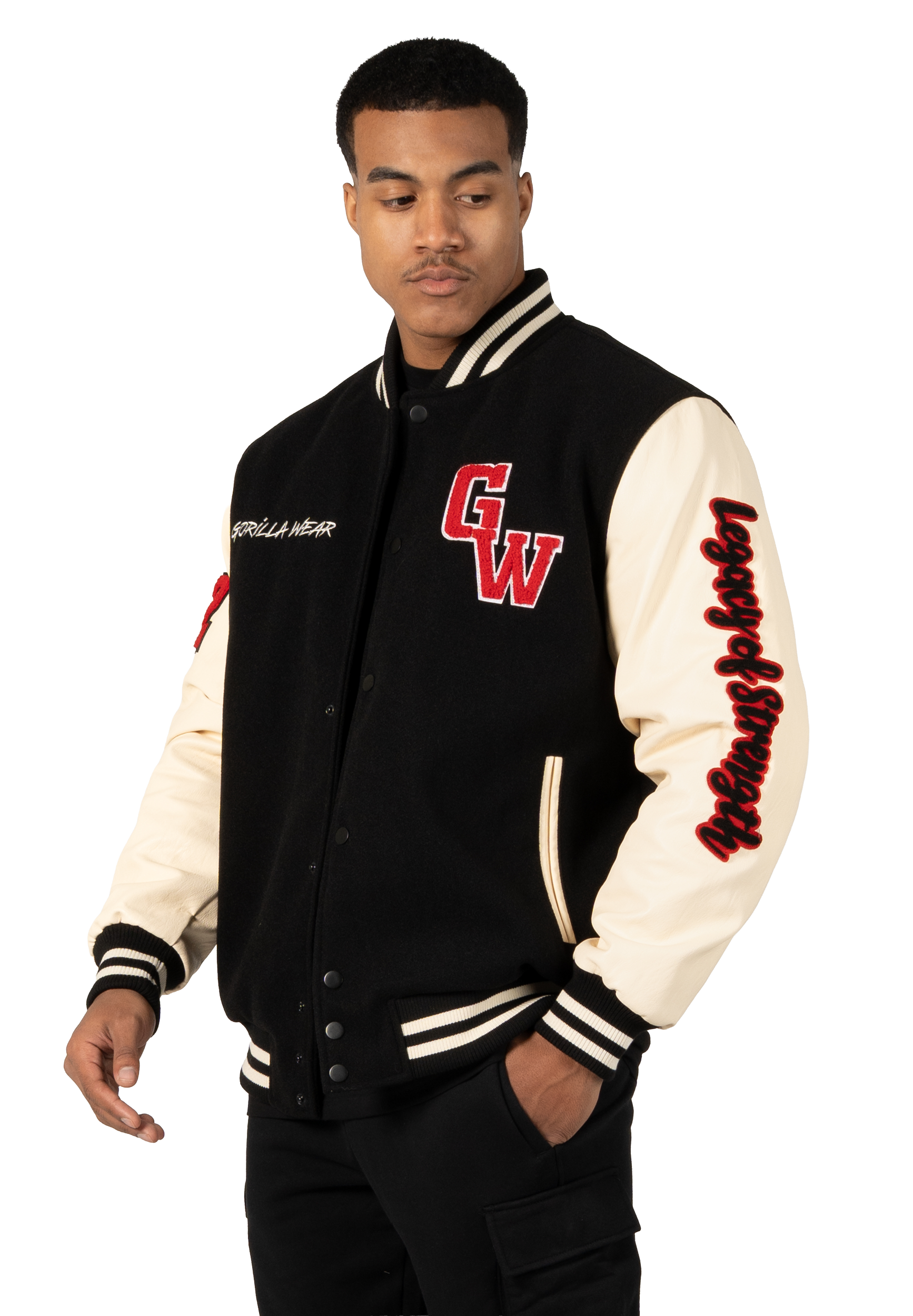 Gorilla Wear Saint Louis Varsity Jacket Jacket Black