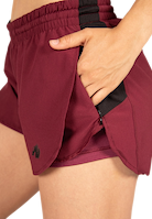 Gorilla Wear Salina 2-In-1 Shorts Shorts Burgundy