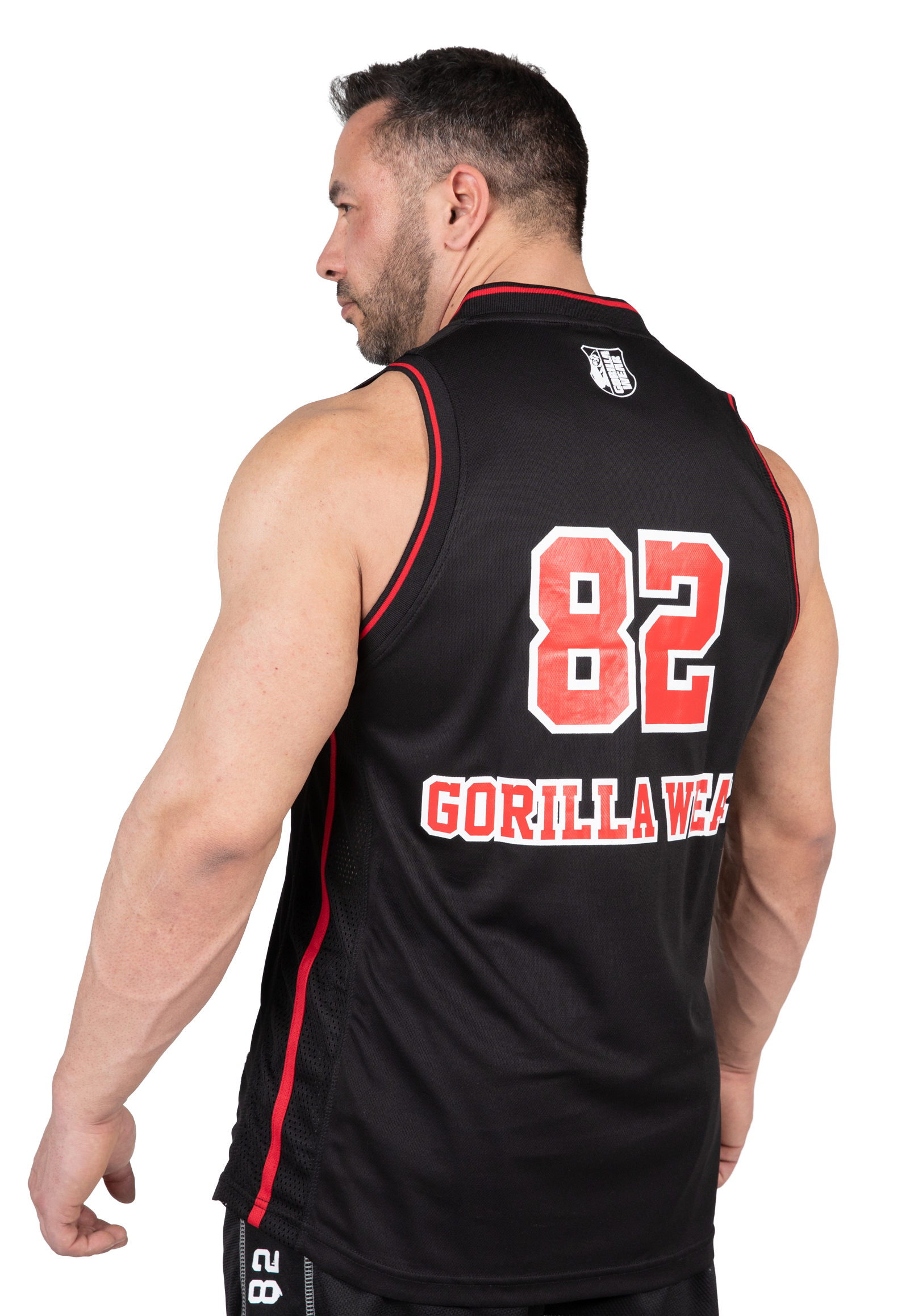 Gorilla Wear San Mateo Jersey Tank Top Tank Top Black/Red