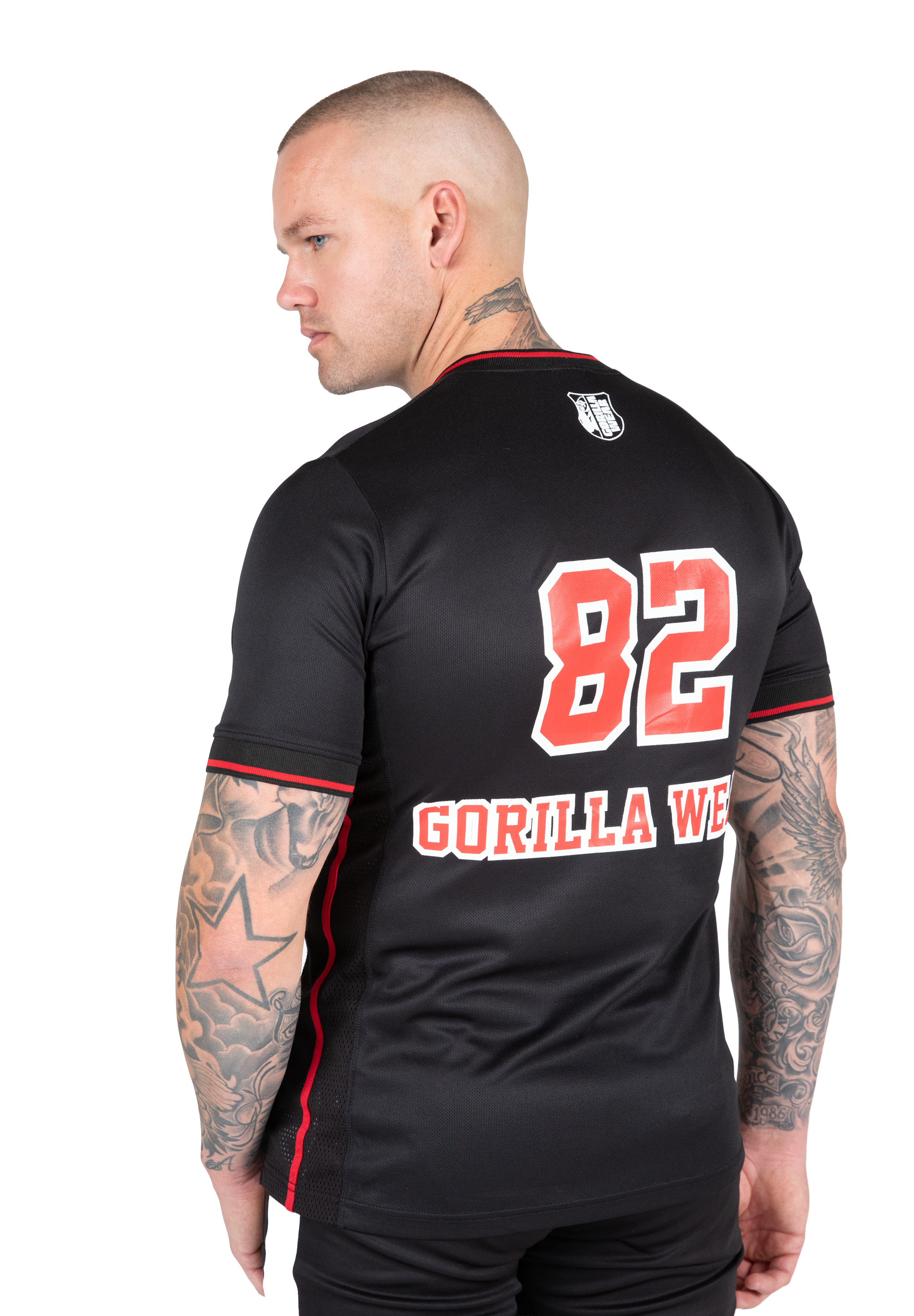Gorilla Wear San Mateo T-Shirt T-Shirt & Tops Black/Red