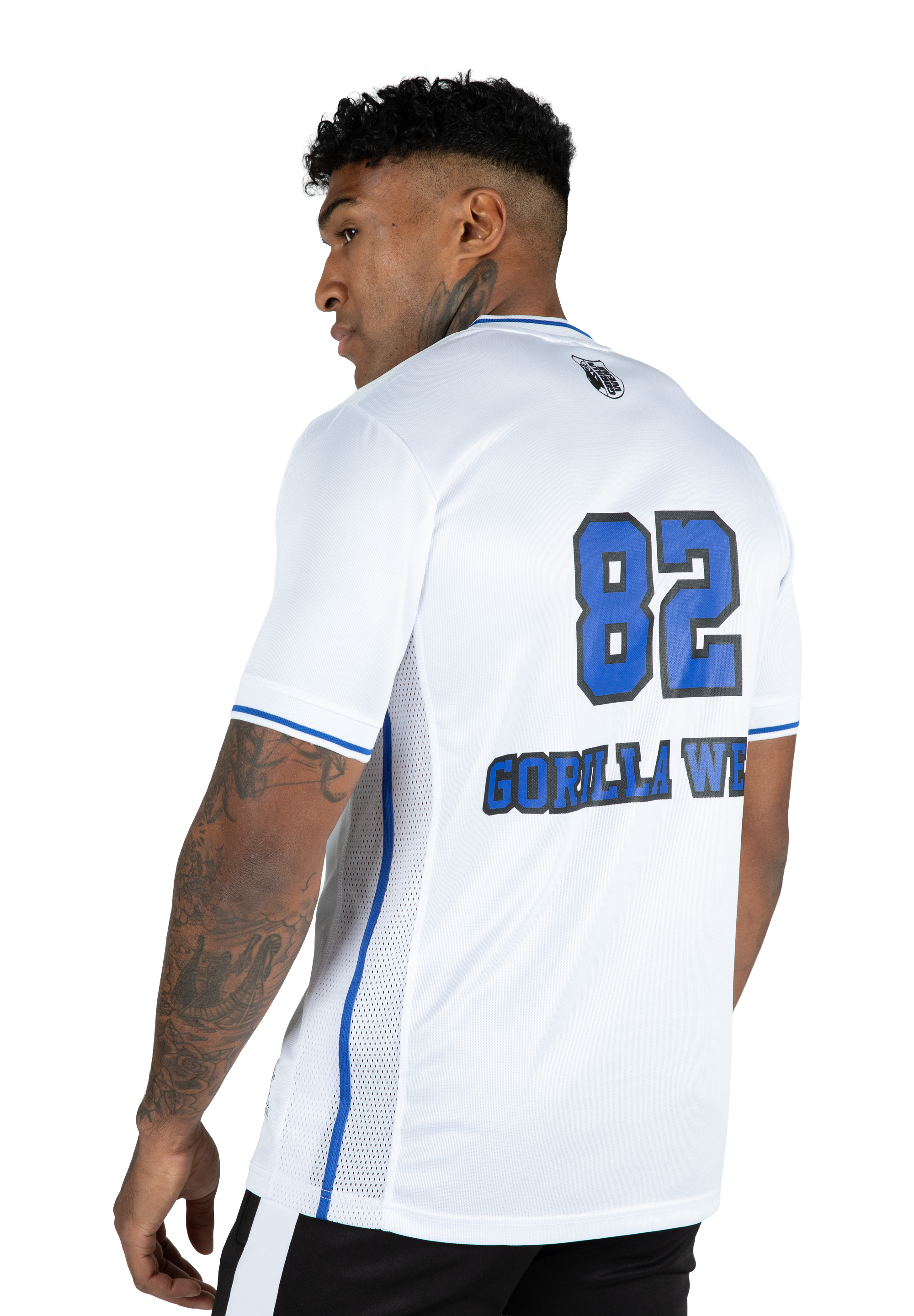 Gorilla Wear San Mateo T-Shirt T-Shirt & Tops White/Blue