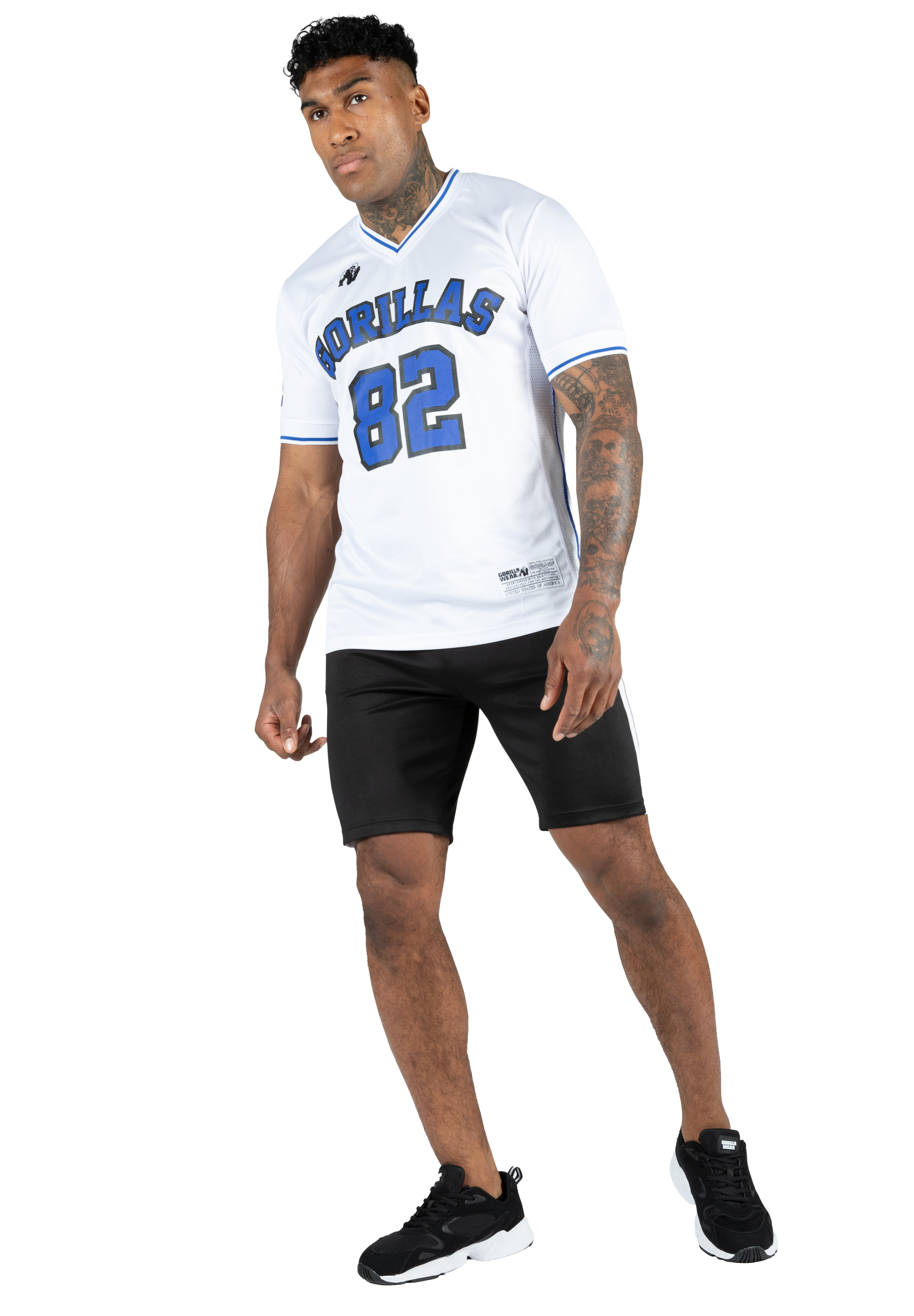 Gorilla Wear San Mateo T-Shirt T-Shirt & Tops White/Blue