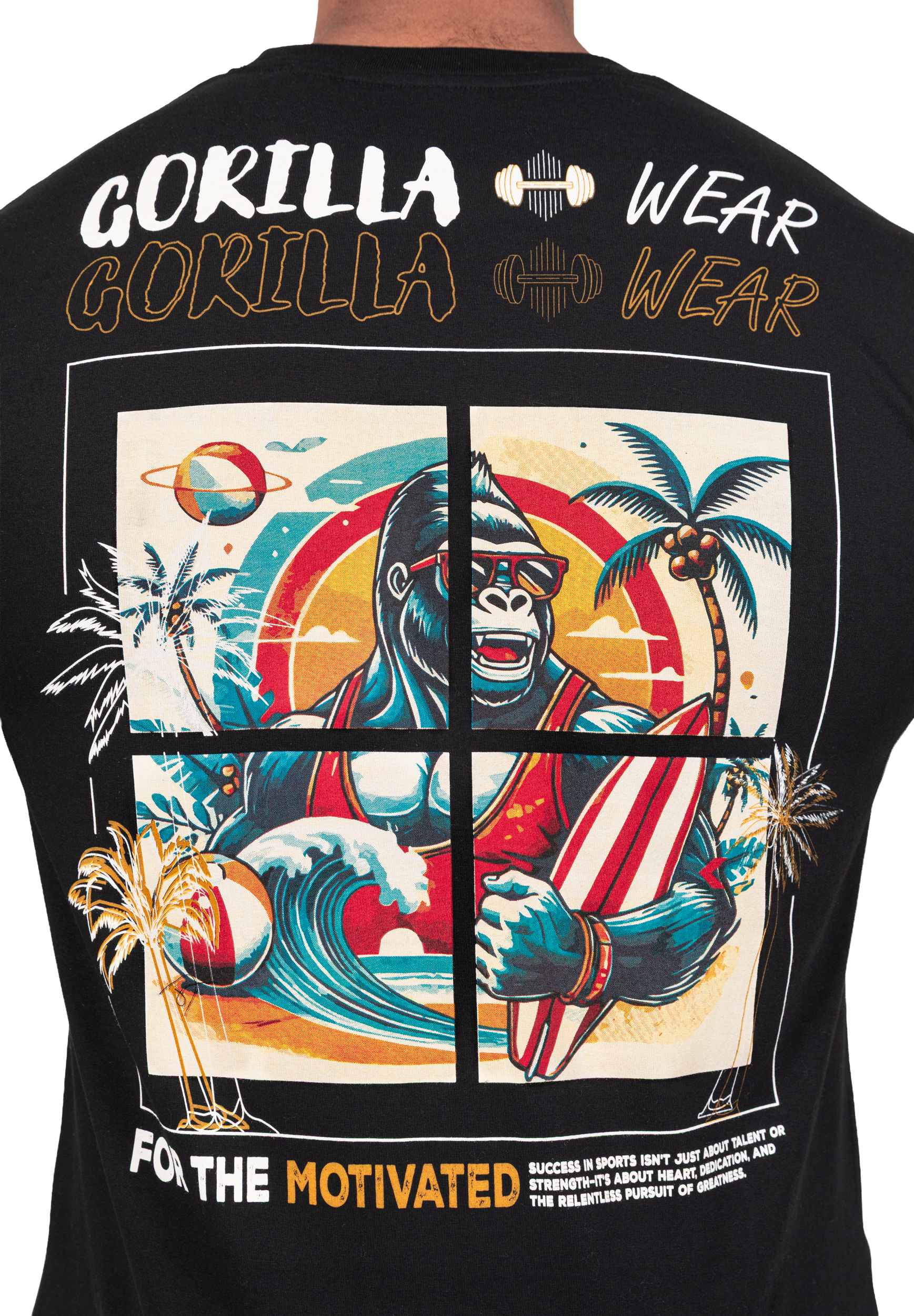 Gorilla Wear Santa Cruz T-Shirt T-Shirt & Tops Black