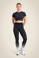 Gorilla Wear Selah Seamless Crop Top T-Shirt & Tops Black