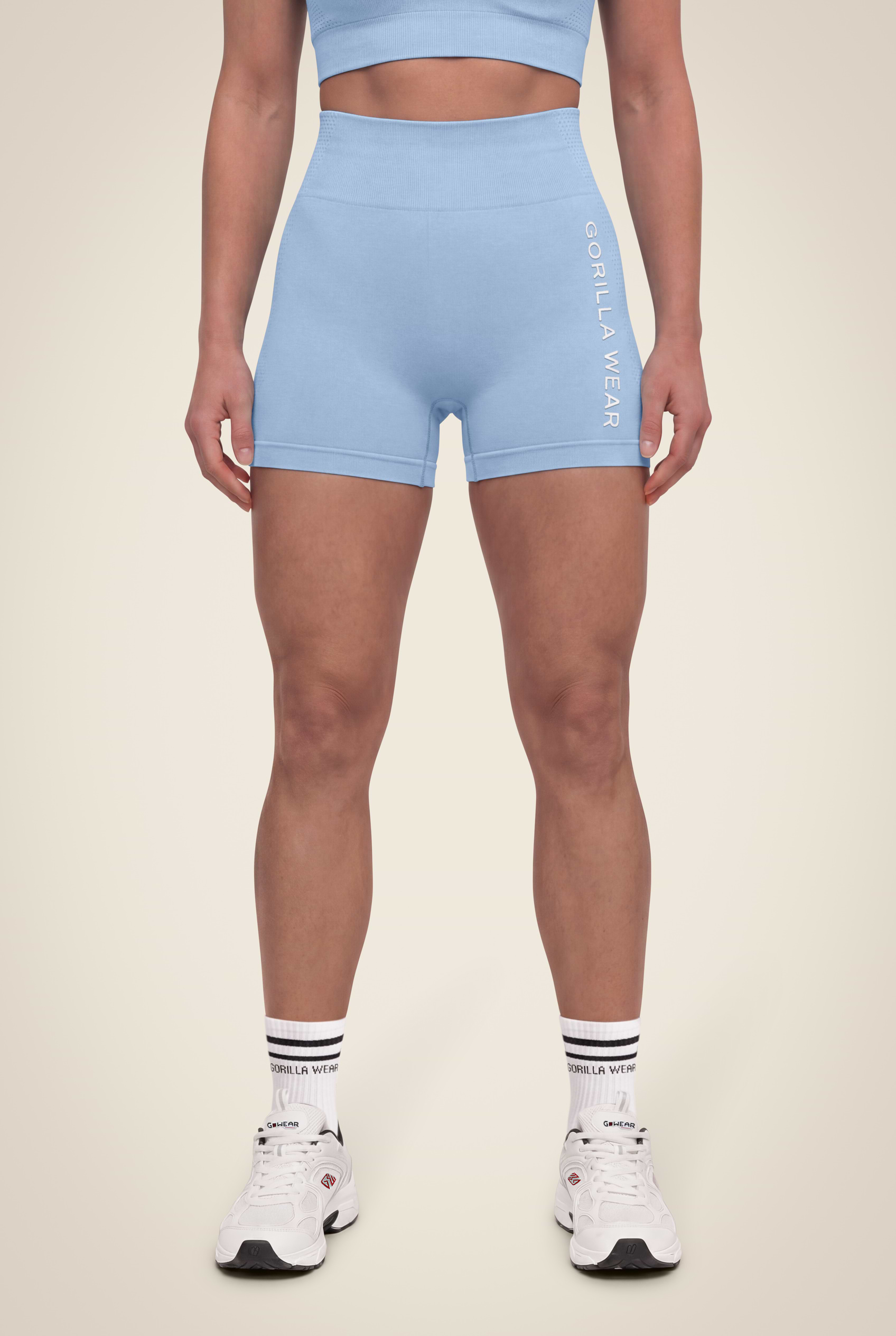 Gorilla Wear Selah Seamless Shorts Shorts Light Blue