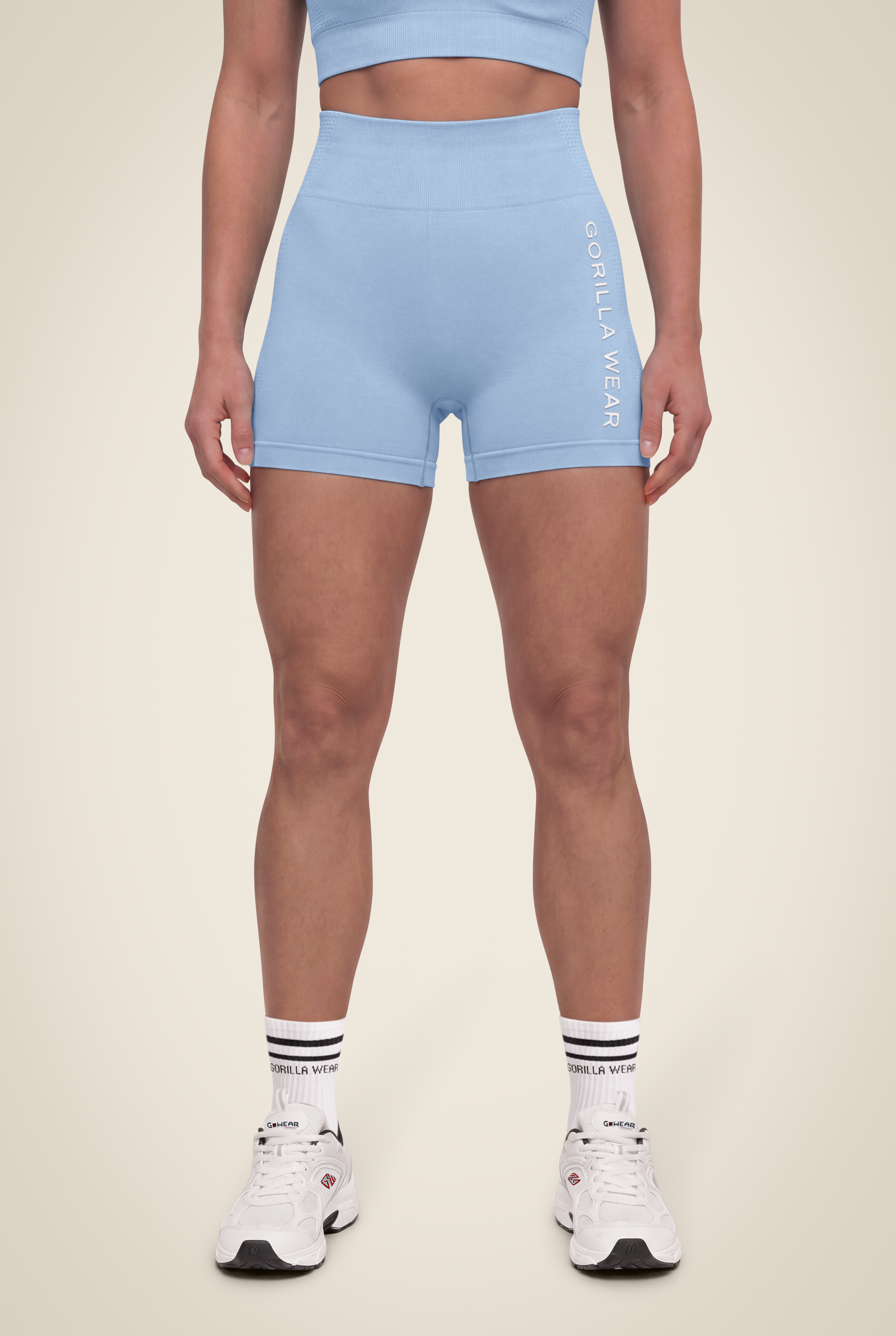 Gorilla Wear Selah Seamless Shorts Shorts Light Blue