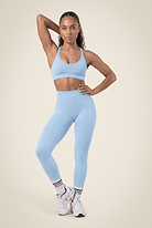 Gorilla Wear Selah Seamless Sports Bra Sports Bra Light Blue